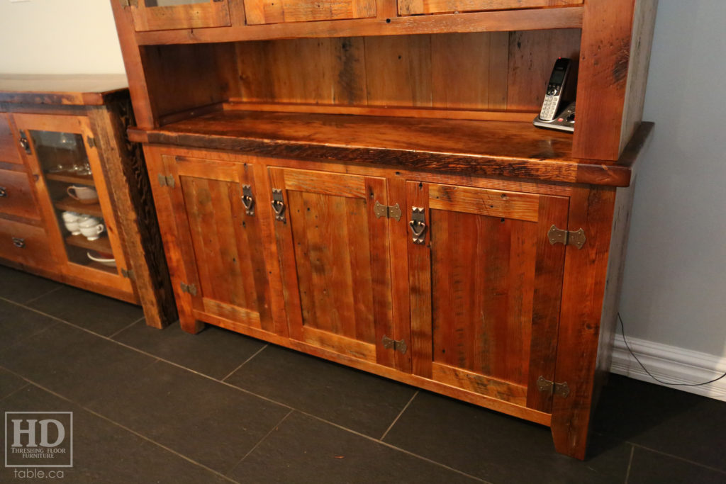 Custom Reclaimed Wood Hutch by HD Threshing Floor Furniture