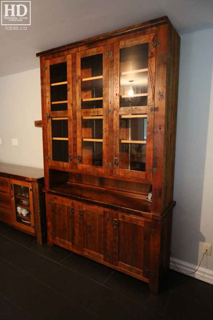 Custom Reclaimed Wood Hutch by HD Threshing Floor Furniture