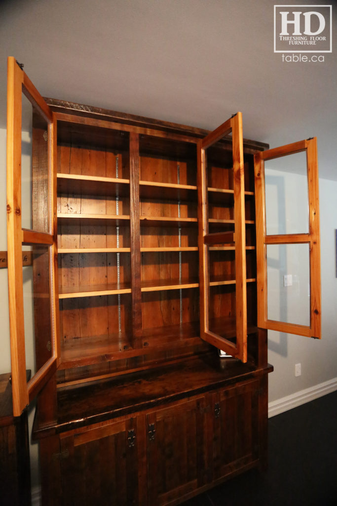 Custom Reclaimed Wood Hutch by HD Threshing Floor Furniture