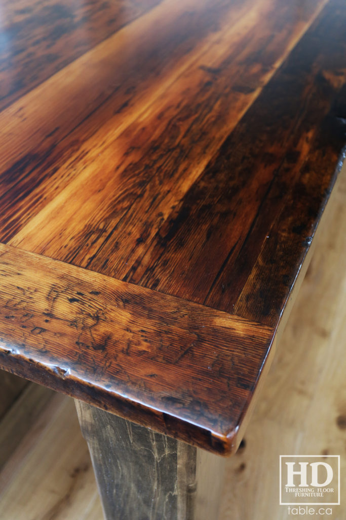 Reclaimed Wood Island Top by HD Threshing Floor Furniture / www.table.ca