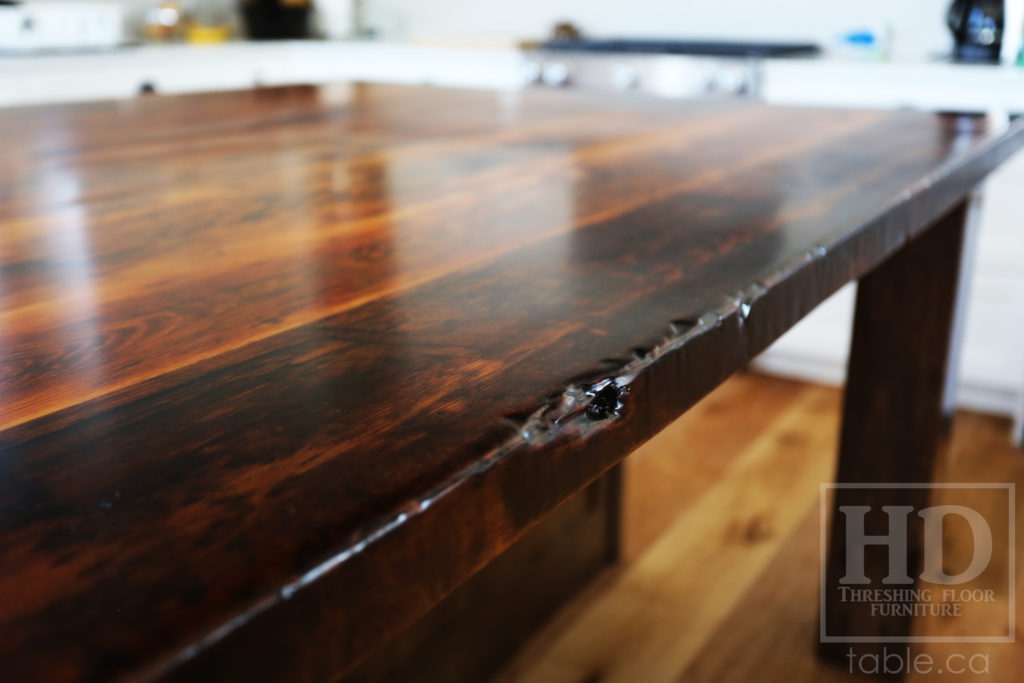 Reclaimed Wood Island Top by HD Threshing Floor Furniture / www.table.ca