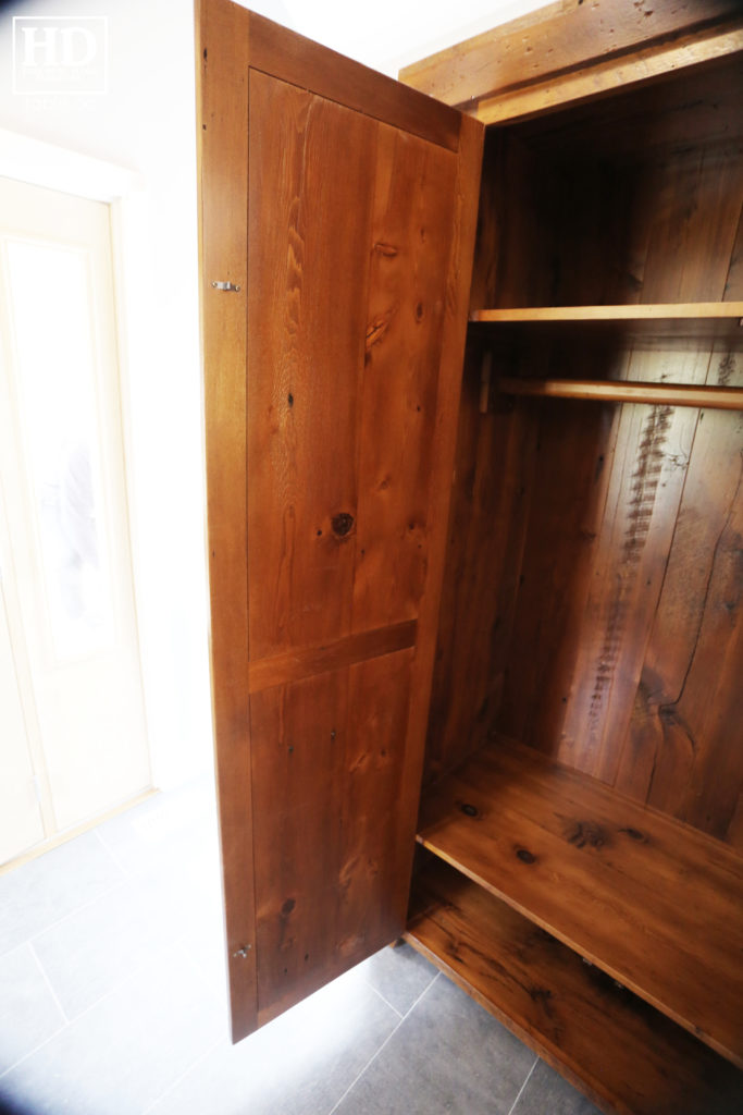 Reclaimed Wood Closet Storage Hutch by HD Threshing Floor Furniture