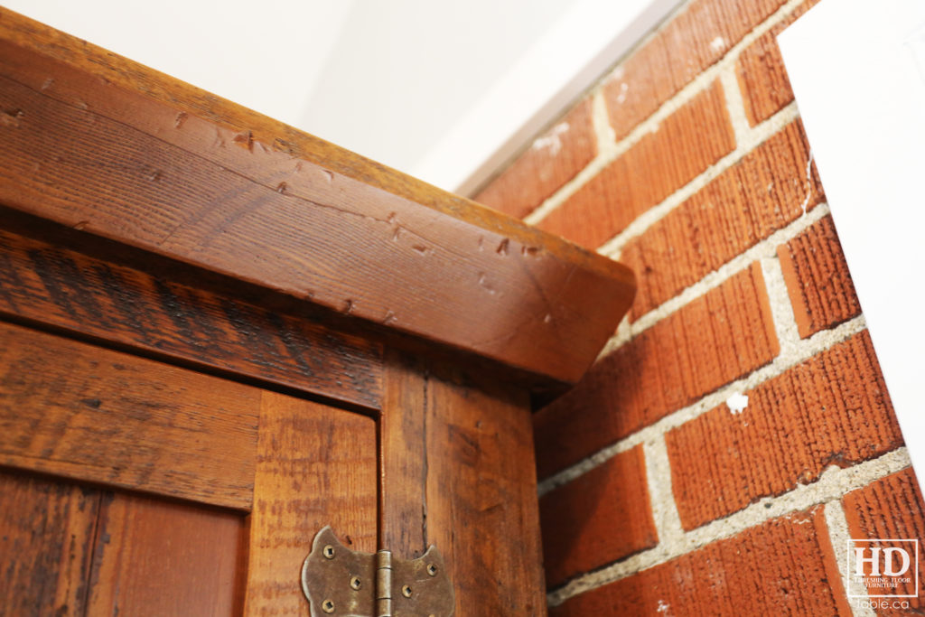 Reclaimed Wood Closet Storage Hutch by HD Threshing Floor Furniture