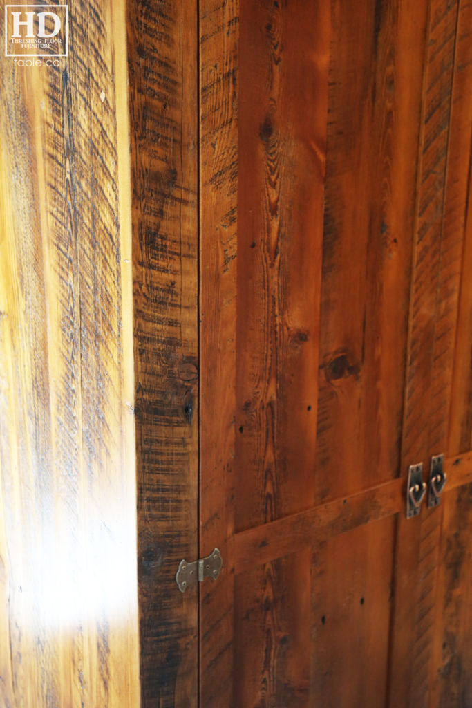 Reclaimed Wood Closet Storage Hutch by HD Threshing Floor Furniture