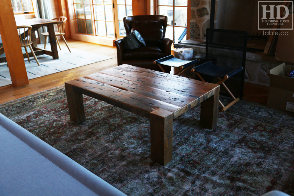 Custom Reclaimed Wood Coffee Table by HD Threshing Floor Furniture / www.table.ca