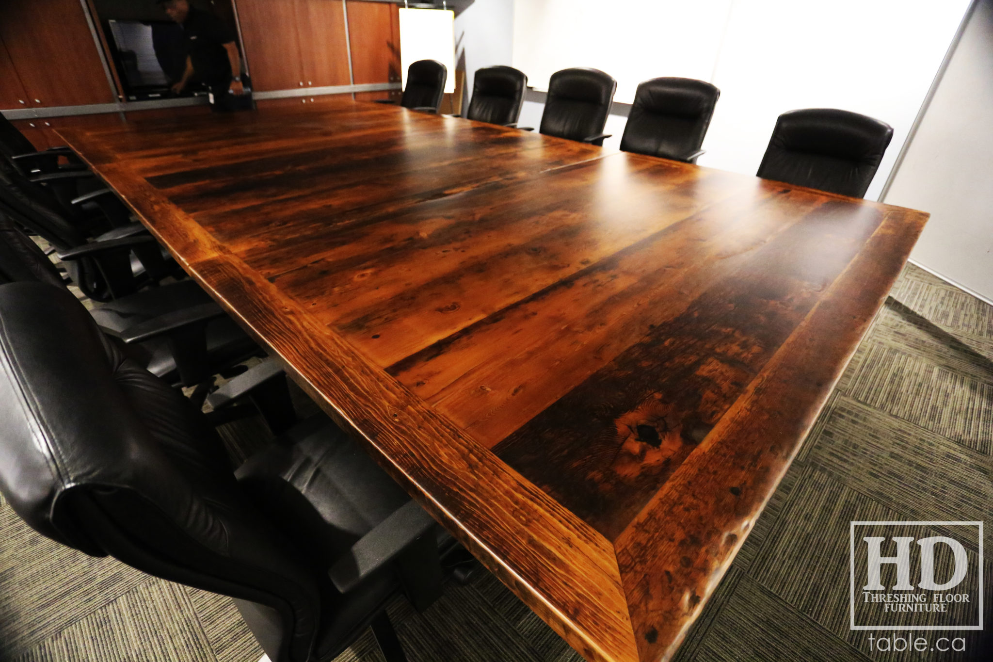 Large Reclaimed Wood Conference Table for Toronto Company | Blog