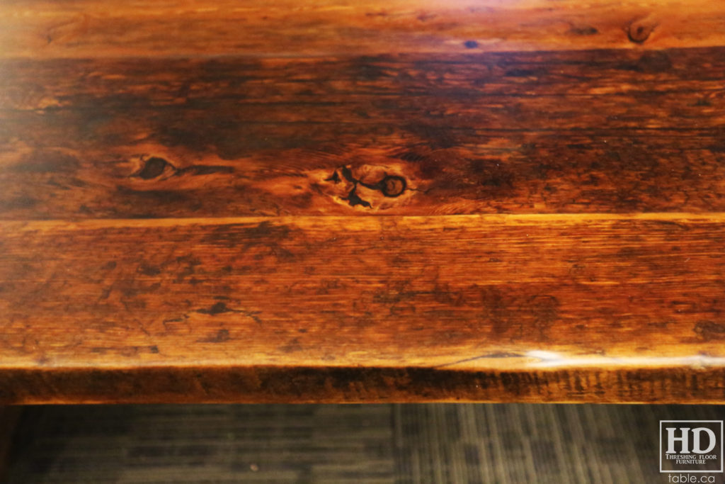 Large Reclaimed Wood Boardroom Table by HD Threshing Floor Furniture / www.table.ca