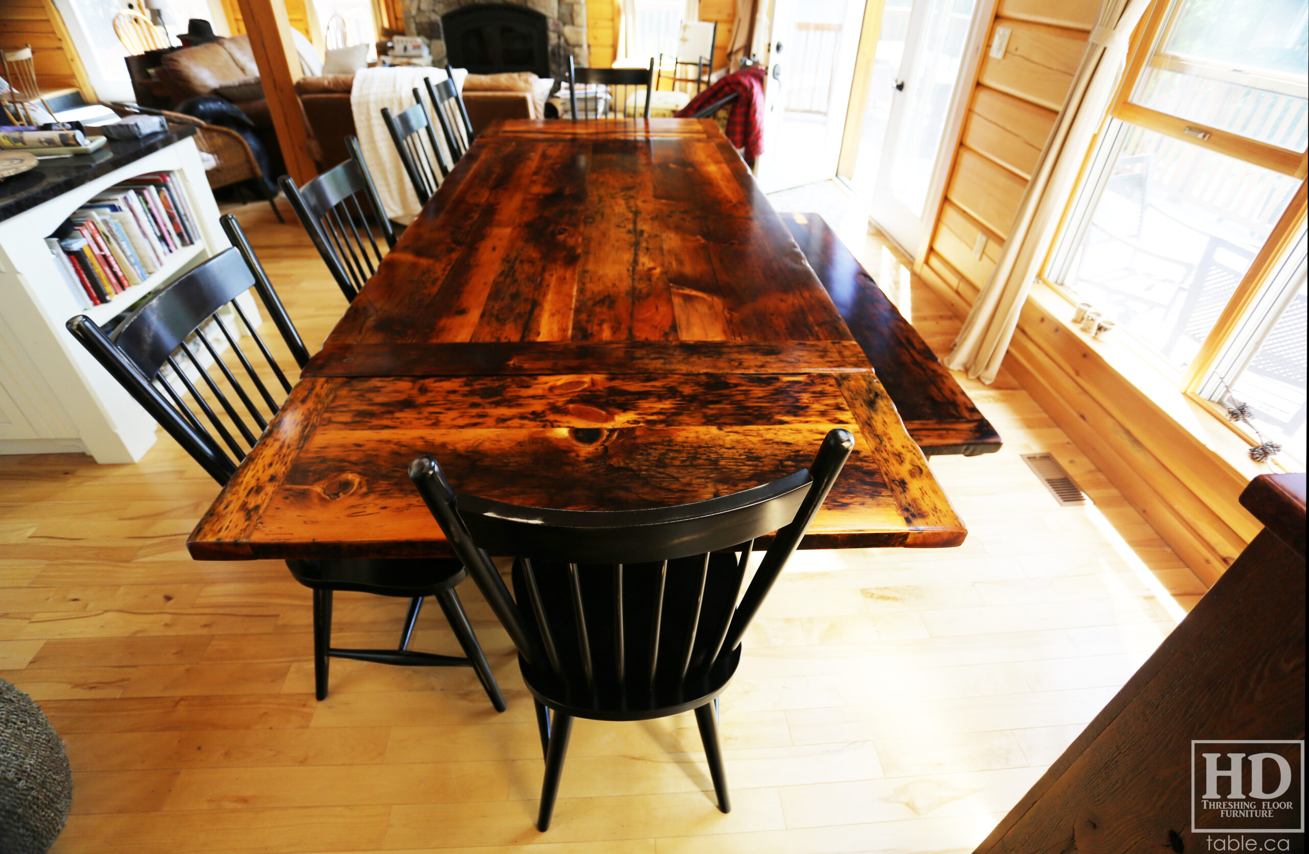 Reclaimed Wood Cottage Table by HD Threshing Floor Furniture / www.table.ca