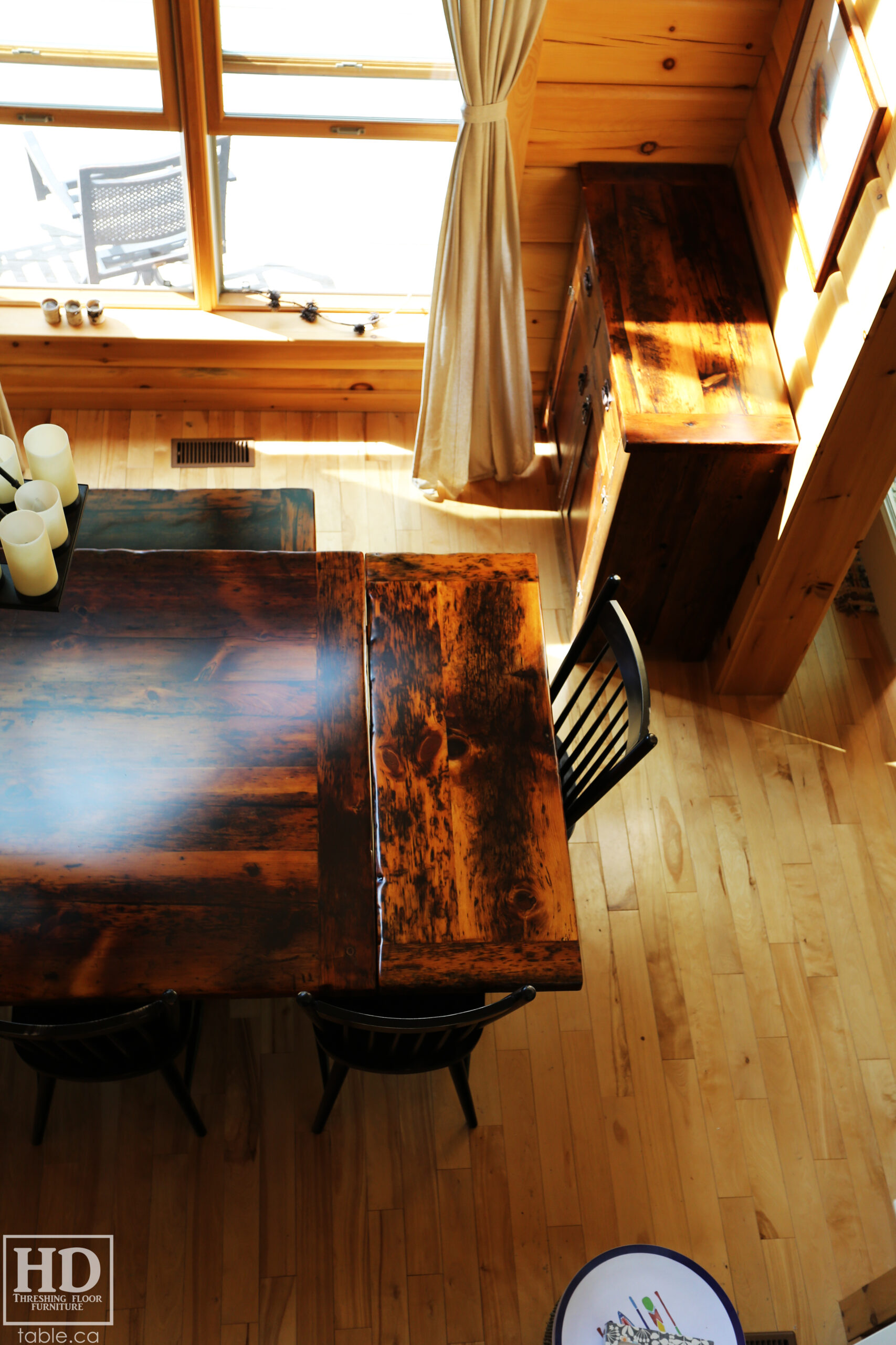 Reclaimed Wood Cottage Table by HD Threshing Floor Furniture / www.table.ca