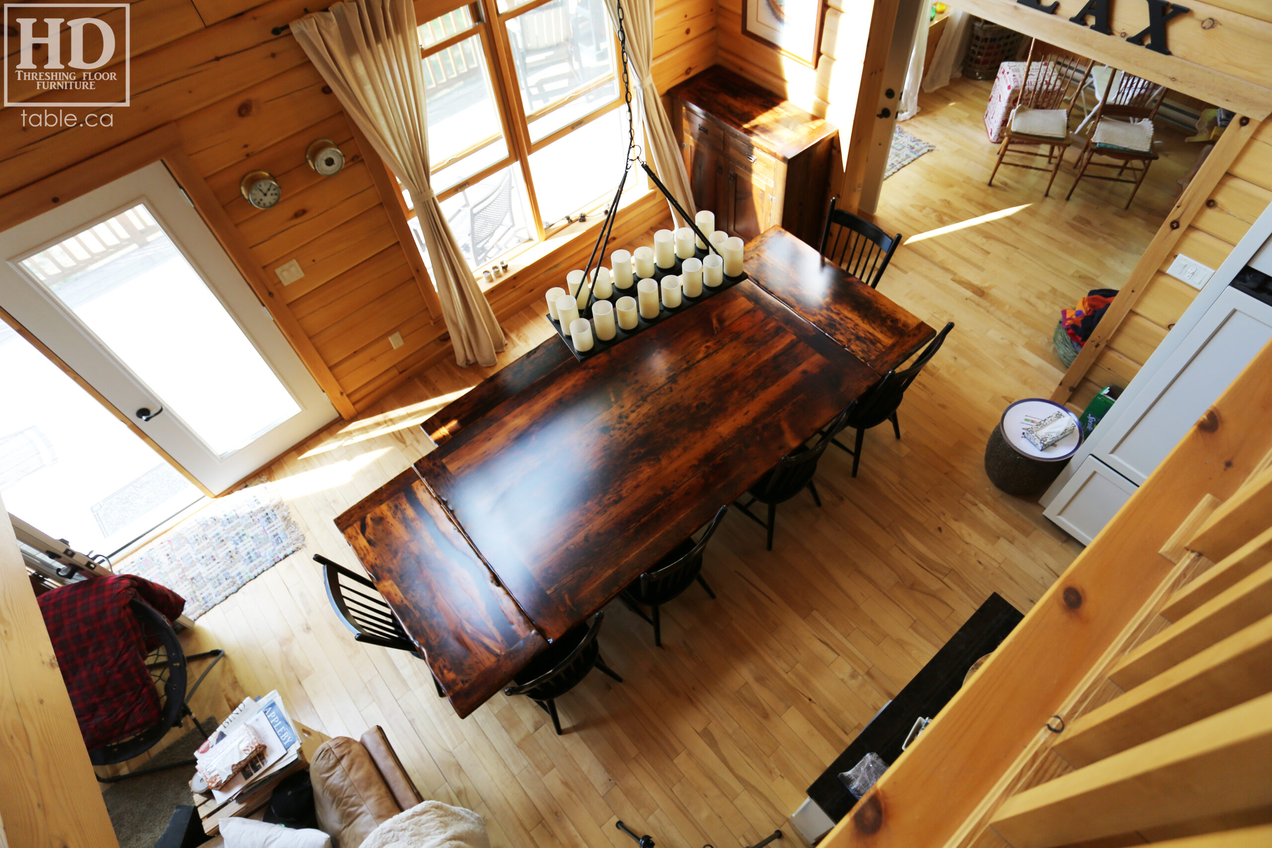 Reclaimed Wood Cottage Table by HD Threshing Floor Furniture / www.table.ca