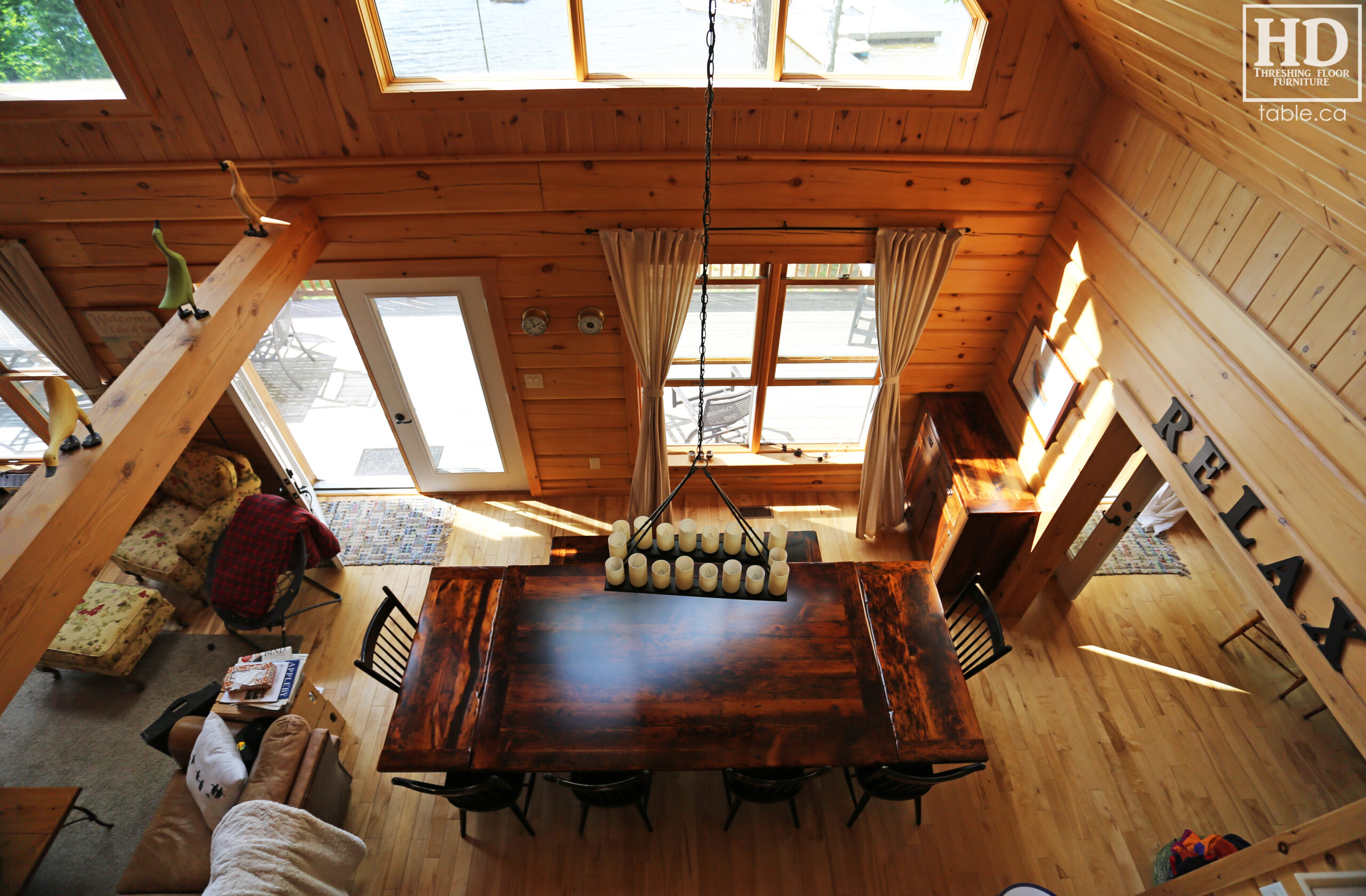 Reclaimed Wood Cottage Table by HD Threshing Floor Furniture / www.table.ca