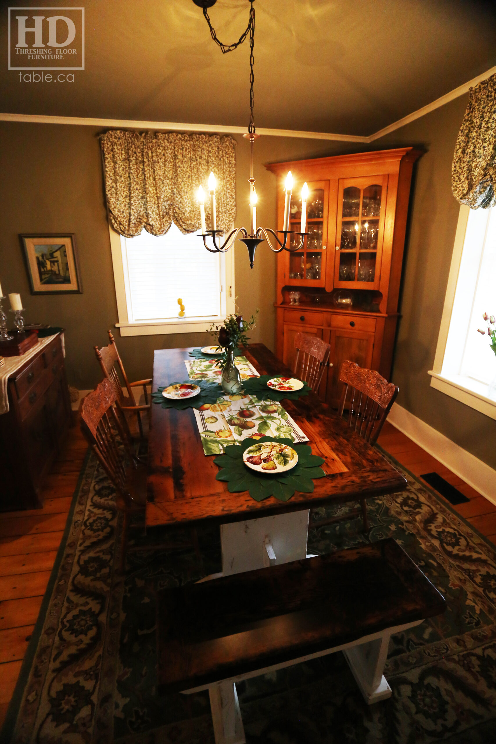 Custom Reclaimed Wood Table by HD Threshing Floor Furniture / www.table.ca