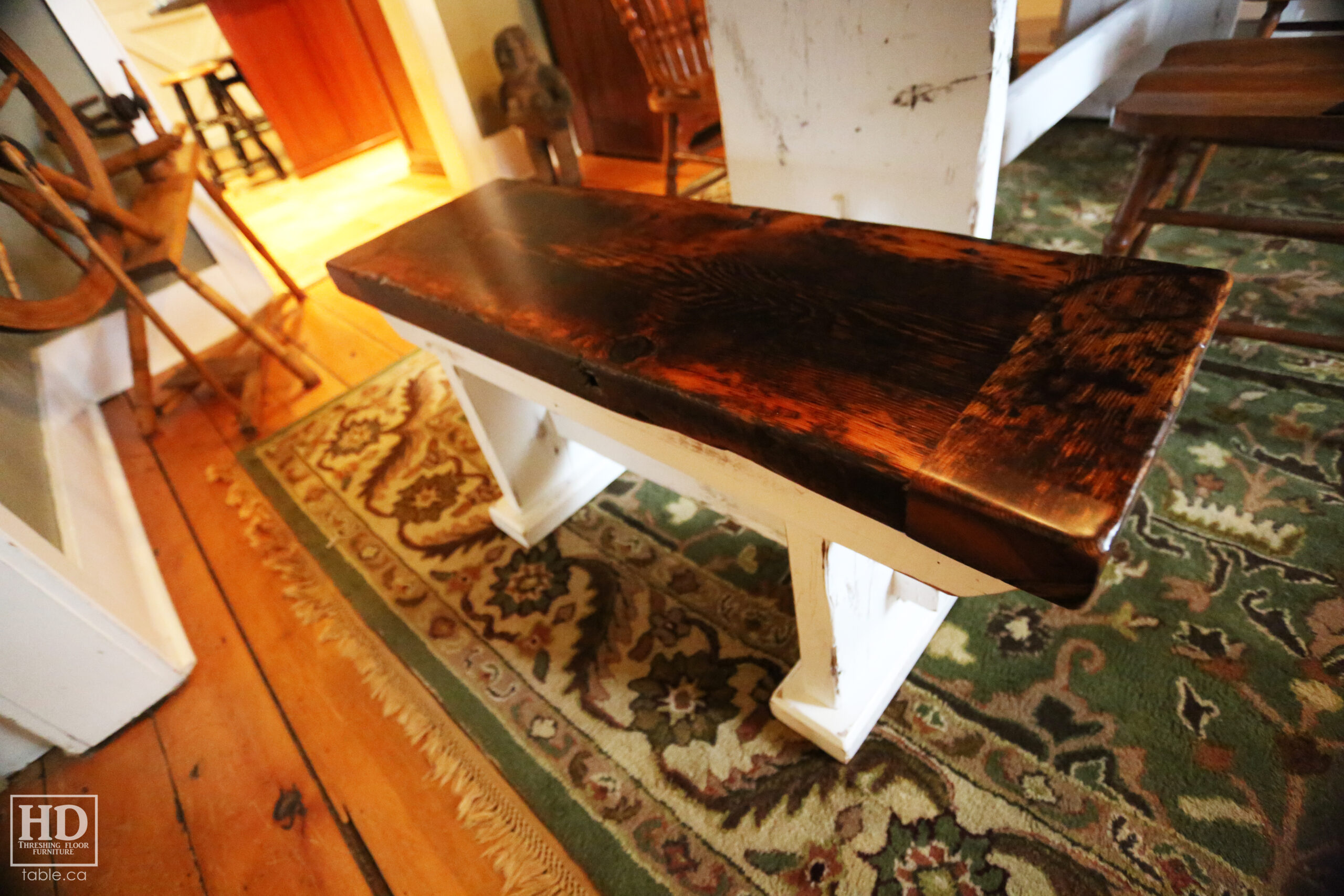 Custom Reclaimed Wood Table by HD Threshing Floor Furniture / www.table.ca