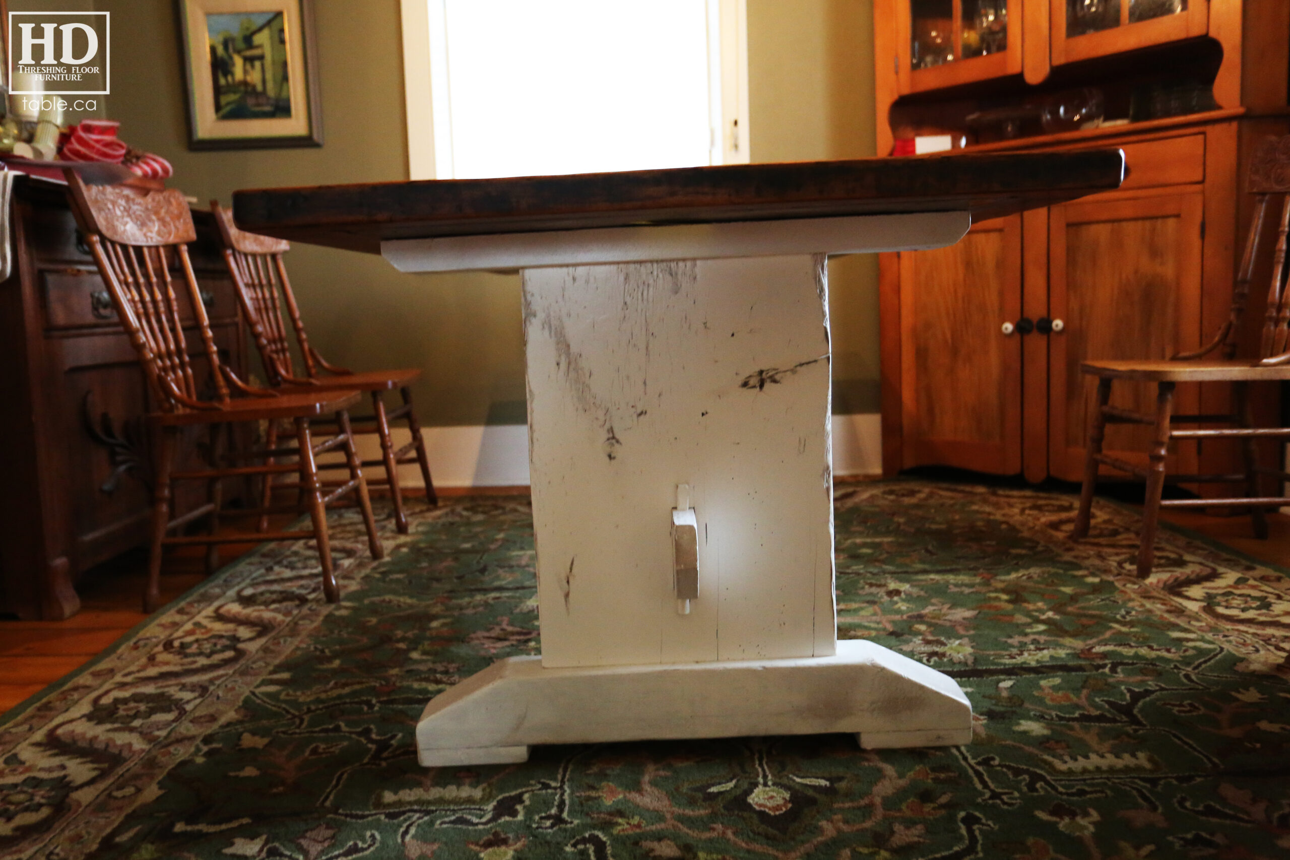 Custom Reclaimed Wood Table by HD Threshing Floor Furniture / www.table.ca