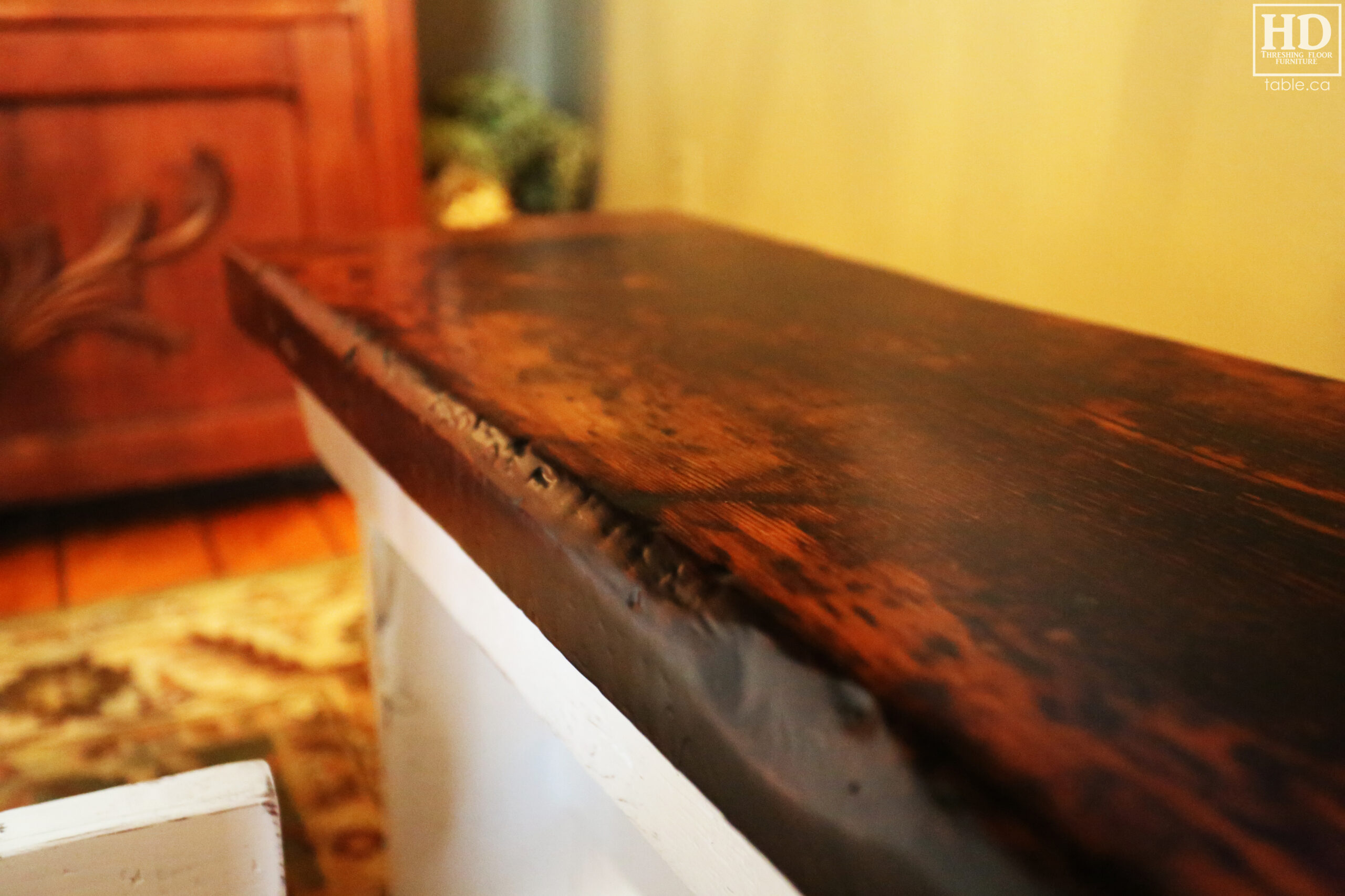 Custom Reclaimed Wood Table by HD Threshing Floor Furniture / www.table.ca