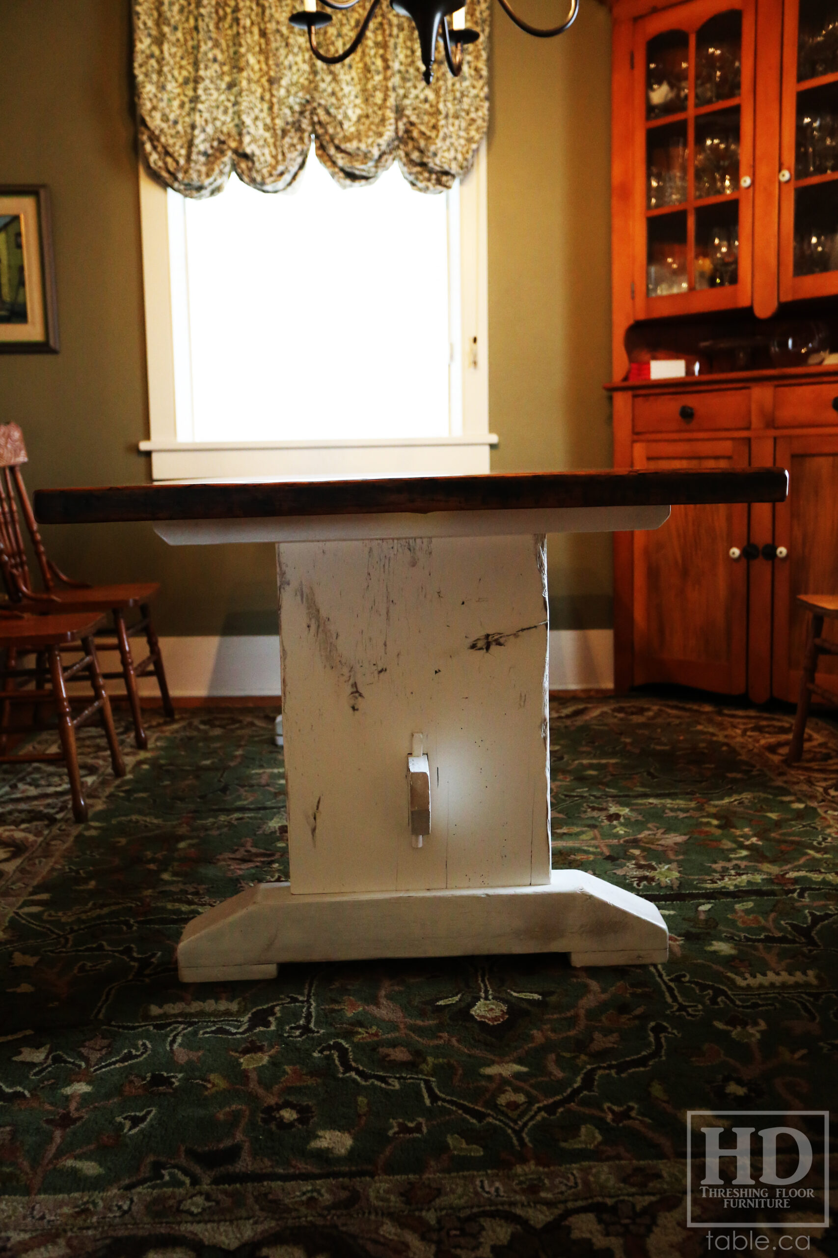 Custom Reclaimed Wood Table by HD Threshing Floor Furniture / www.table.ca