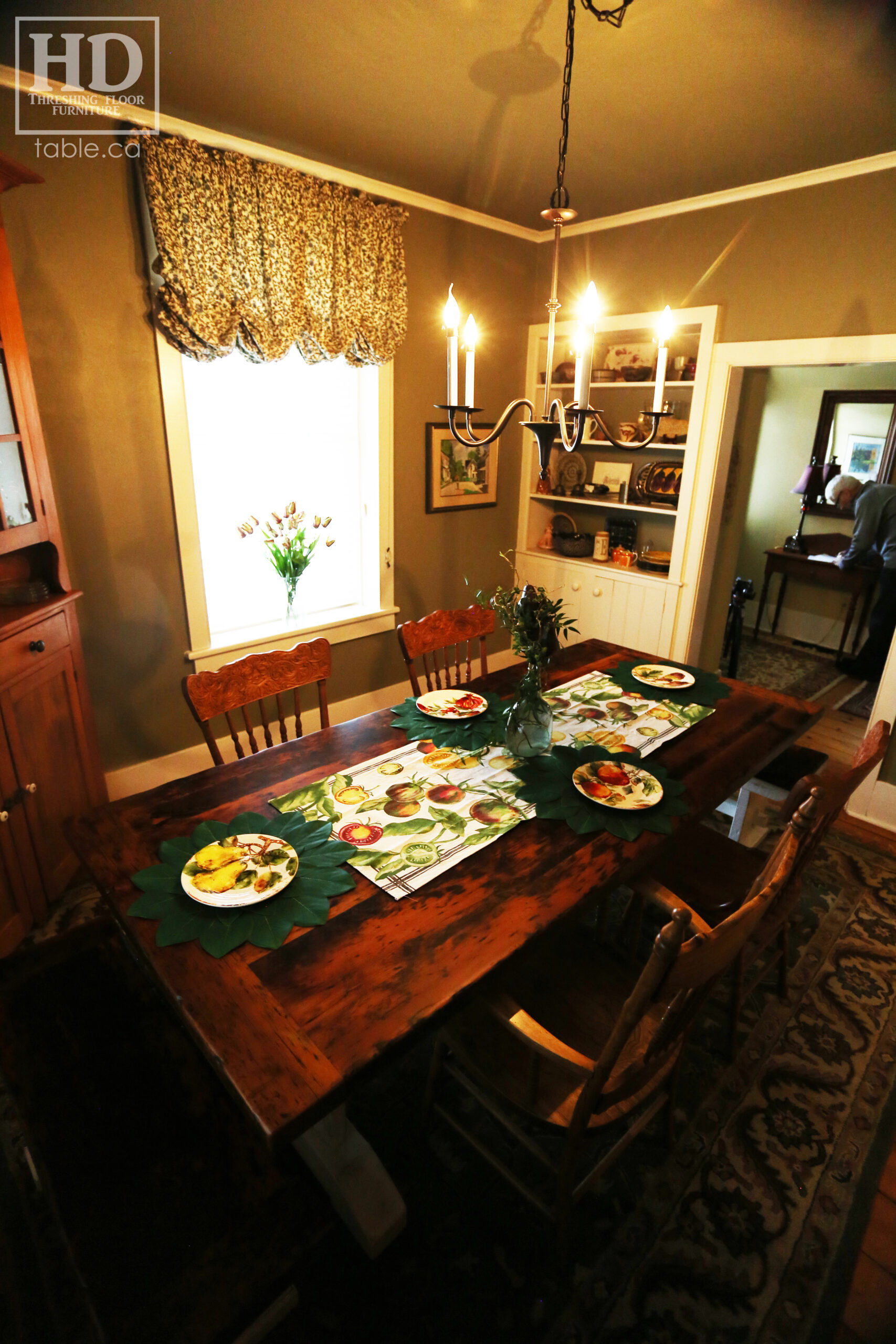 Custom Reclaimed Wood Table by HD Threshing Floor Furniture / www.table.ca