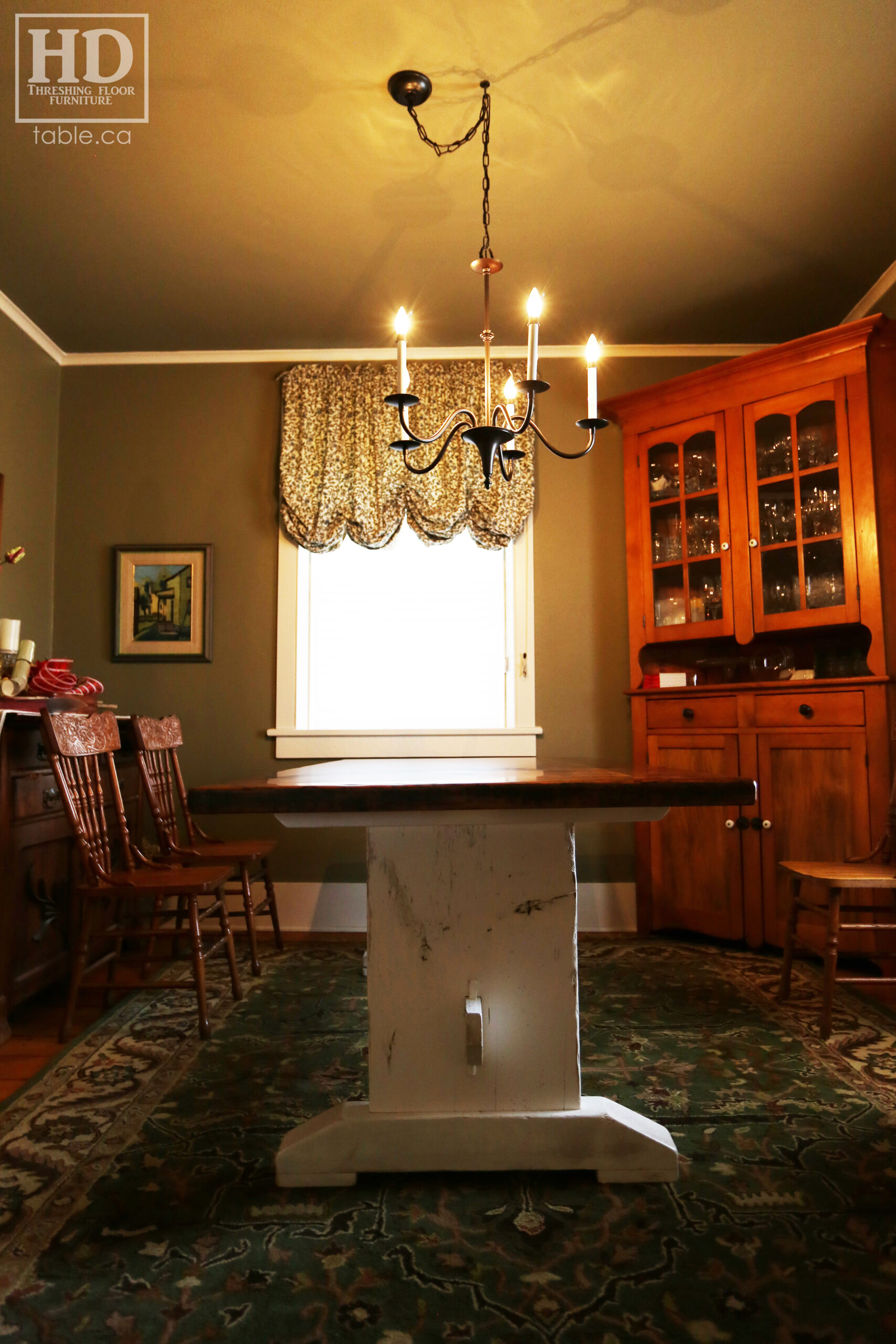 Custom Reclaimed Wood Table by HD Threshing Floor Furniture / www.table.ca