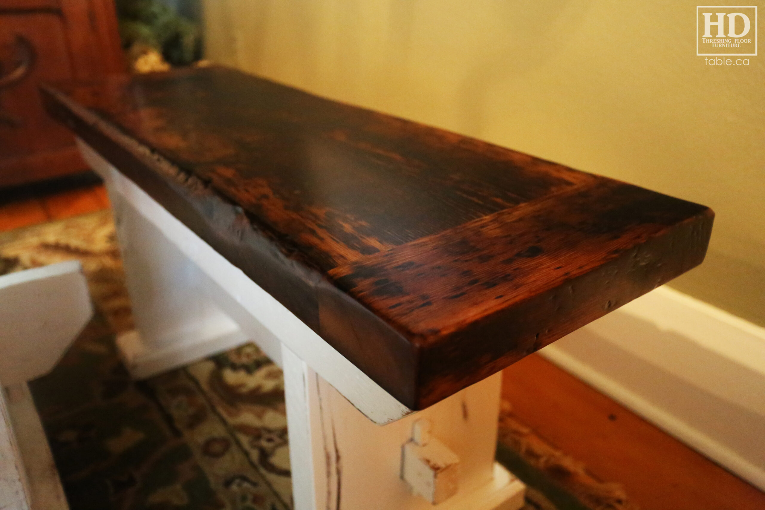 Custom Reclaimed Wood Table by HD Threshing Floor Furniture / www.table.ca