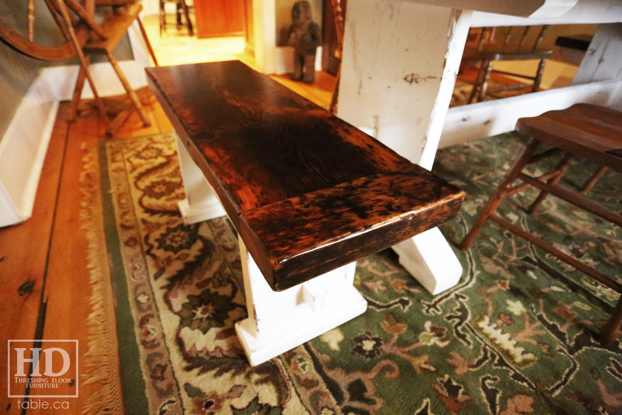 Custom Reclaimed Wood Table by HD Threshing Floor Furniture / www.table.ca