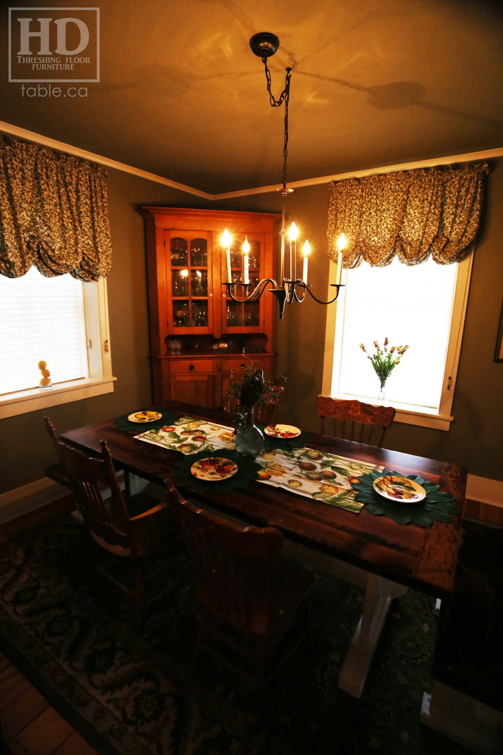 Custom Reclaimed Wood Table by HD Threshing Floor Furniture / www.table.ca