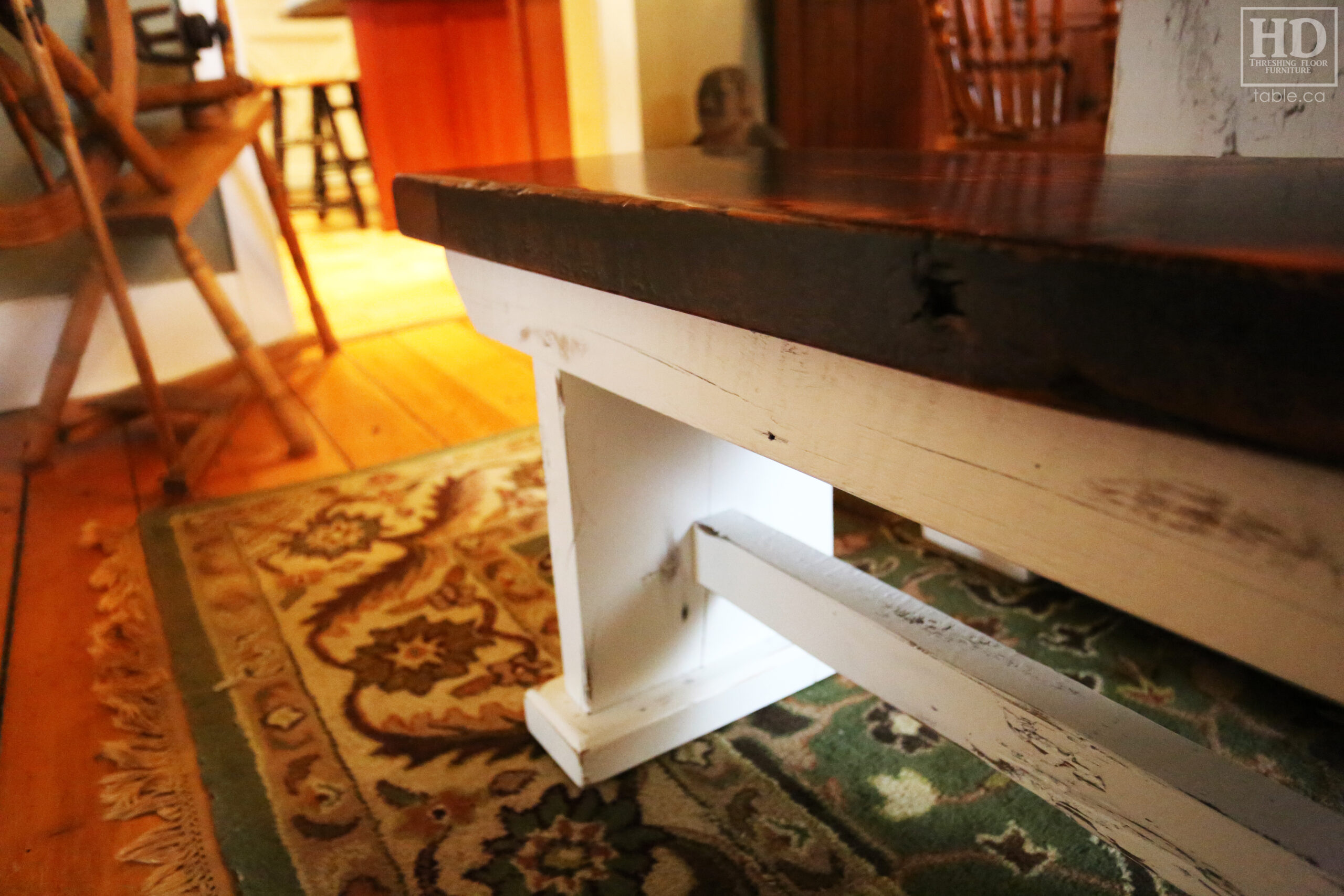 Custom Reclaimed Wood Table by HD Threshing Floor Furniture / www.table.ca