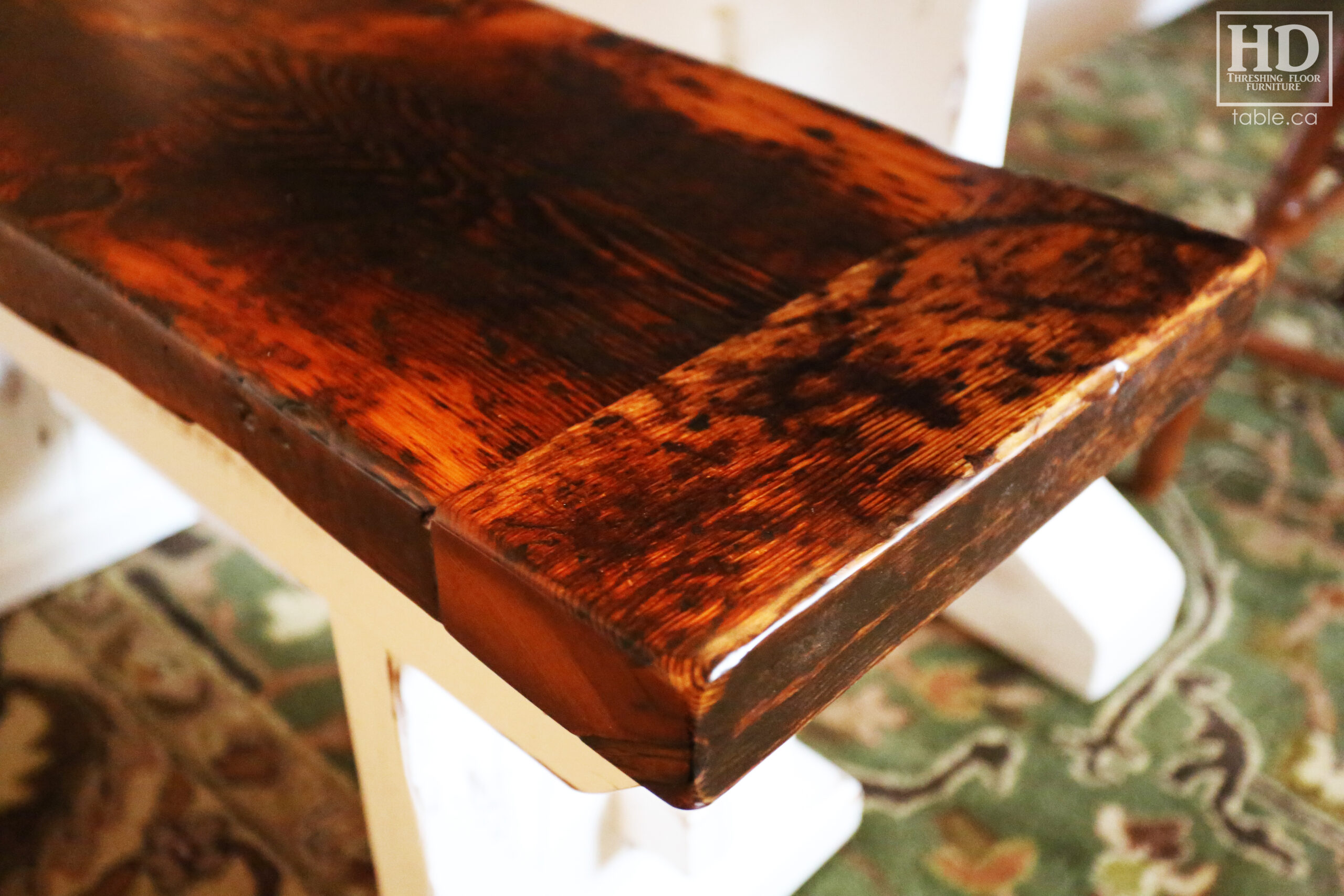 Custom Reclaimed Wood Table by HD Threshing Floor Furniture / www.table.ca