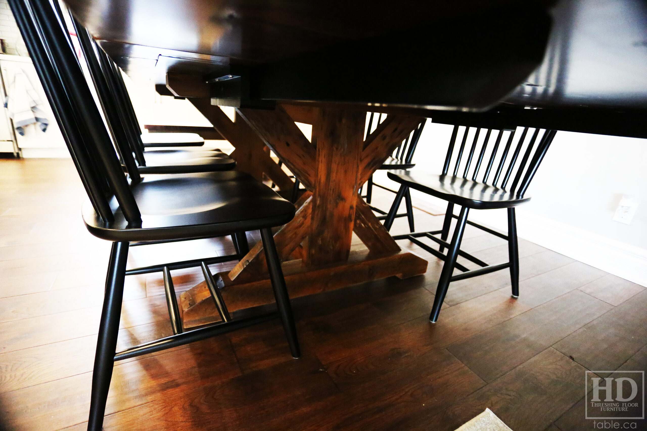 Extendable Reclaimed Wood Table by HD Threshing Floor Furniture / www.table.ca