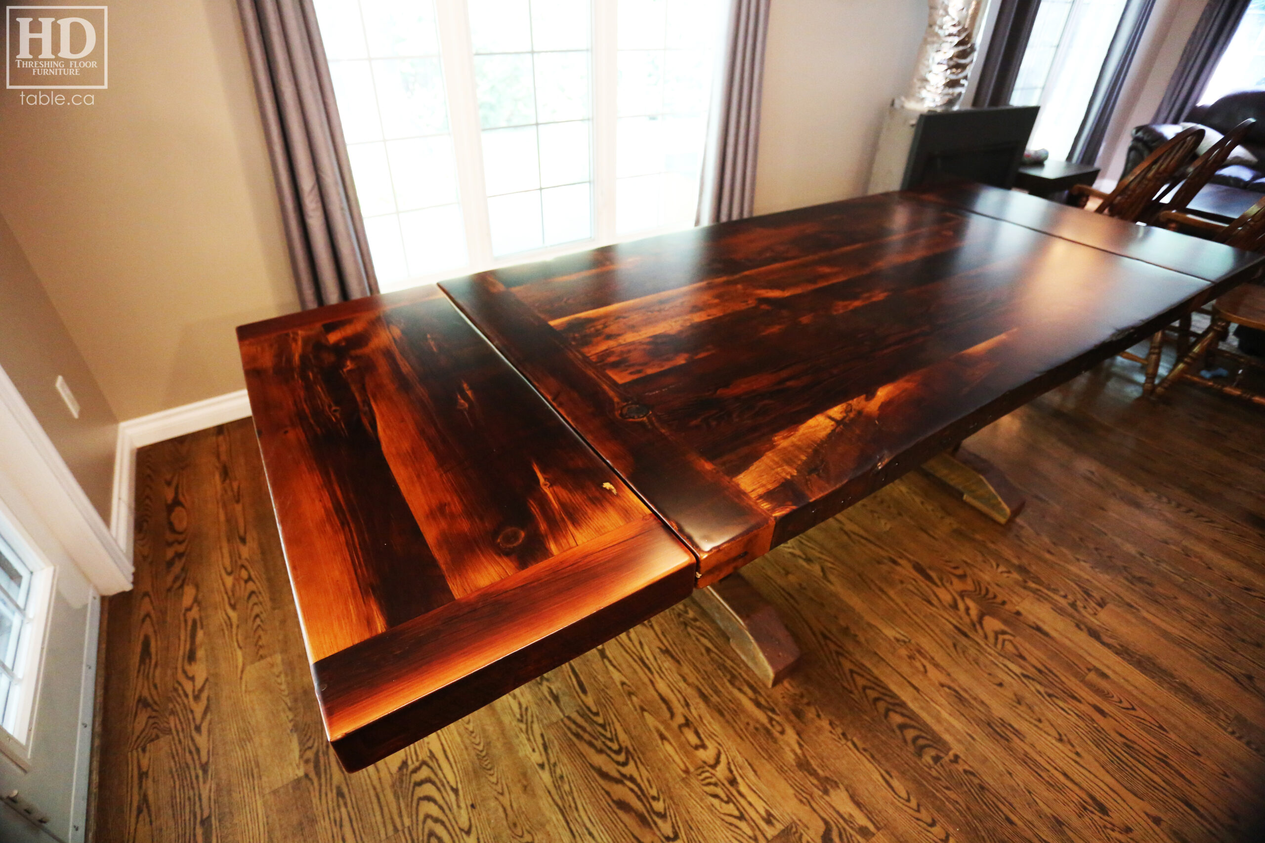 Heavy Duty Reclaimed Wood Table by HD Threshing Floor Furniture / www.table.ca