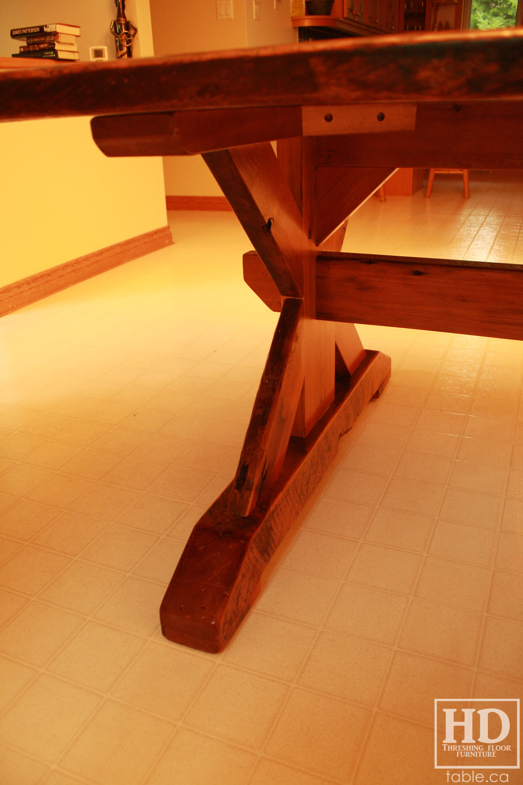 Reclaimed Wood Sawbuck Table Blog