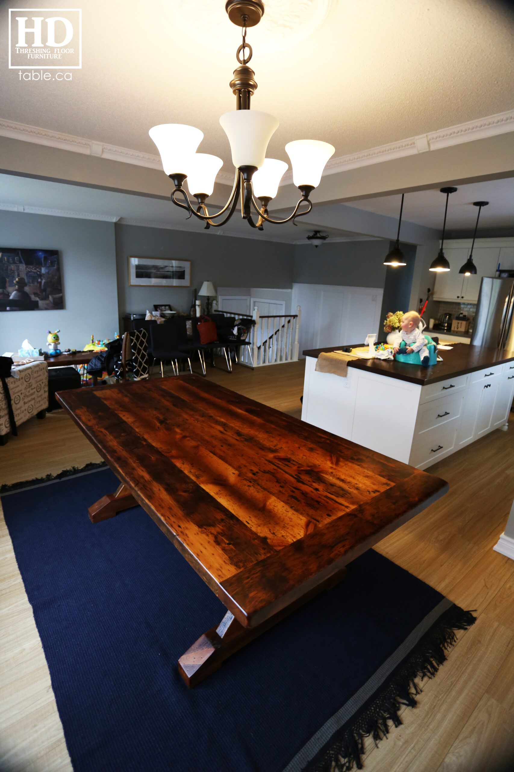 Ontario Made Reclaimed Wood Table by HD Threshing Floor Furniture / www.table.ca