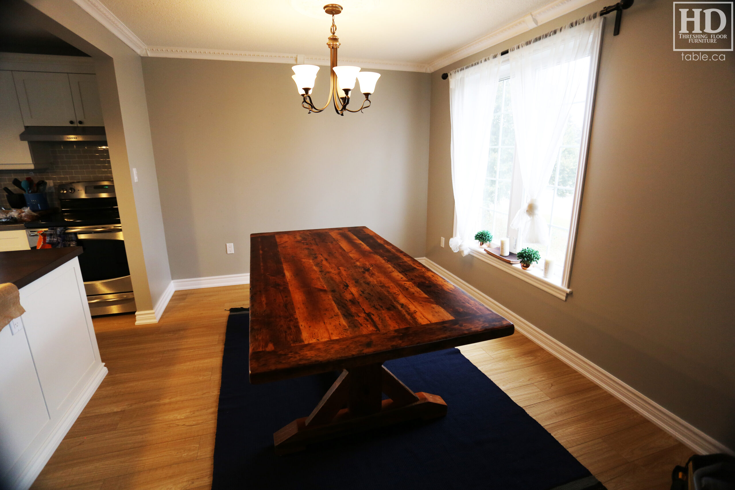 Ontario Made Reclaimed Wood Table by HD Threshing Floor Furniture / www.table.ca