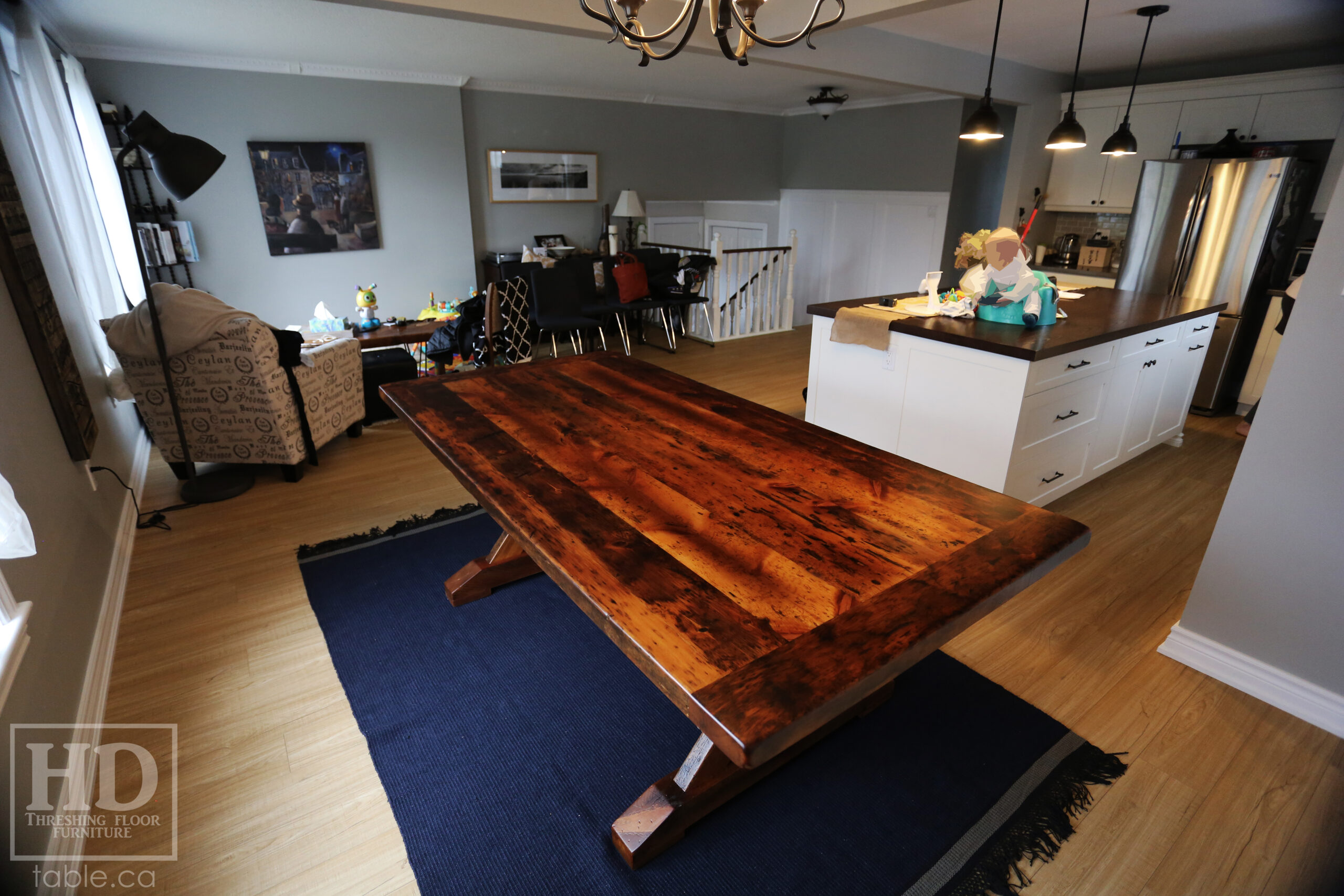 Ontario Made Reclaimed Wood Table by HD Threshing Floor Furniture / www.table.ca