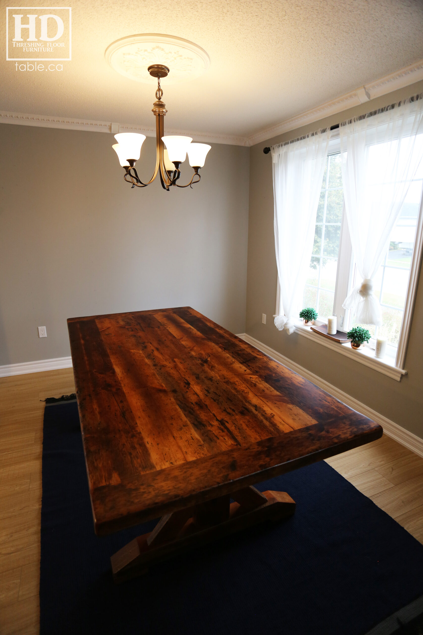 Ontario Made Reclaimed Wood Table by HD Threshing Floor Furniture / www.table.ca