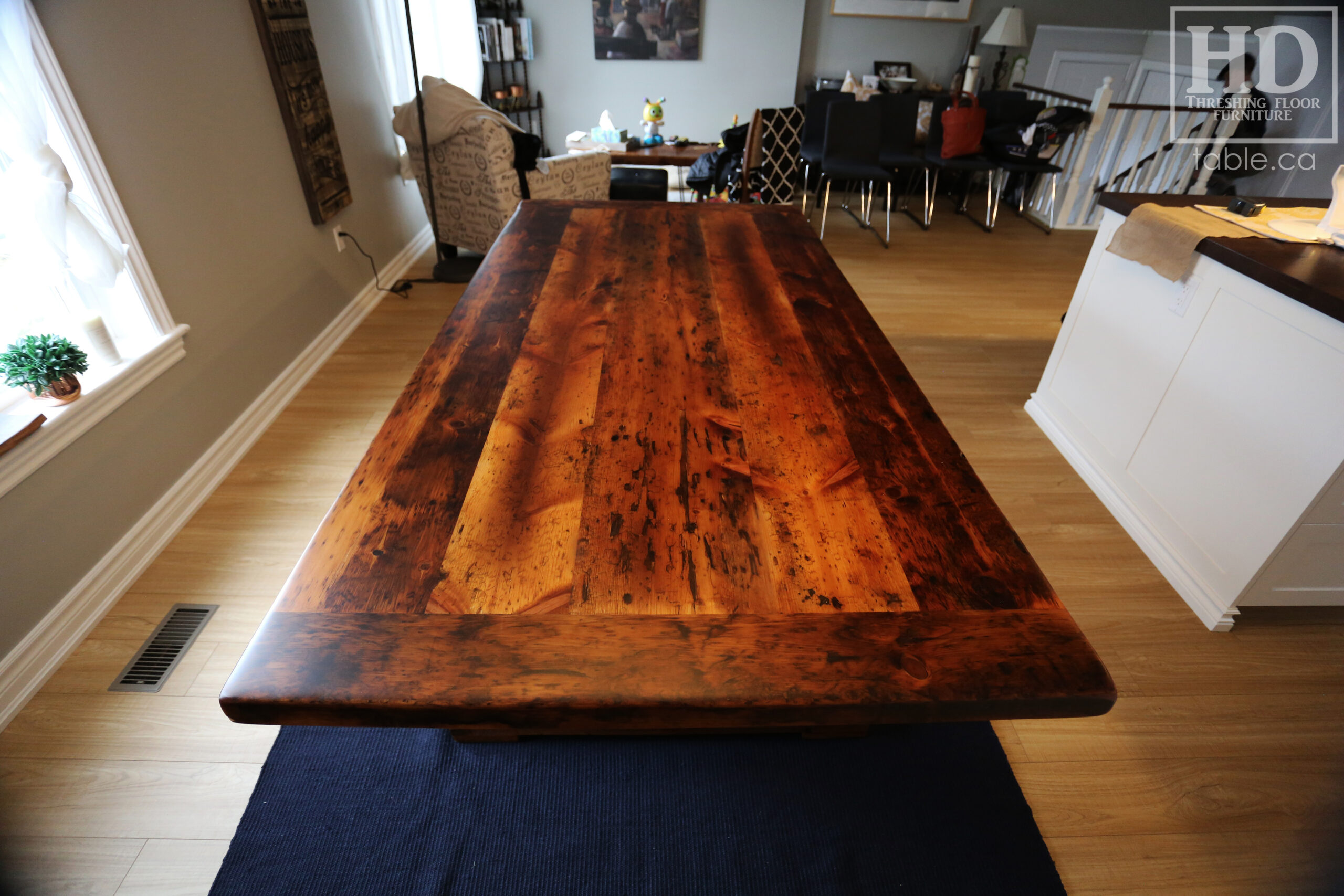 Ontario Made Reclaimed Wood Table by HD Threshing Floor Furniture / www.table.ca