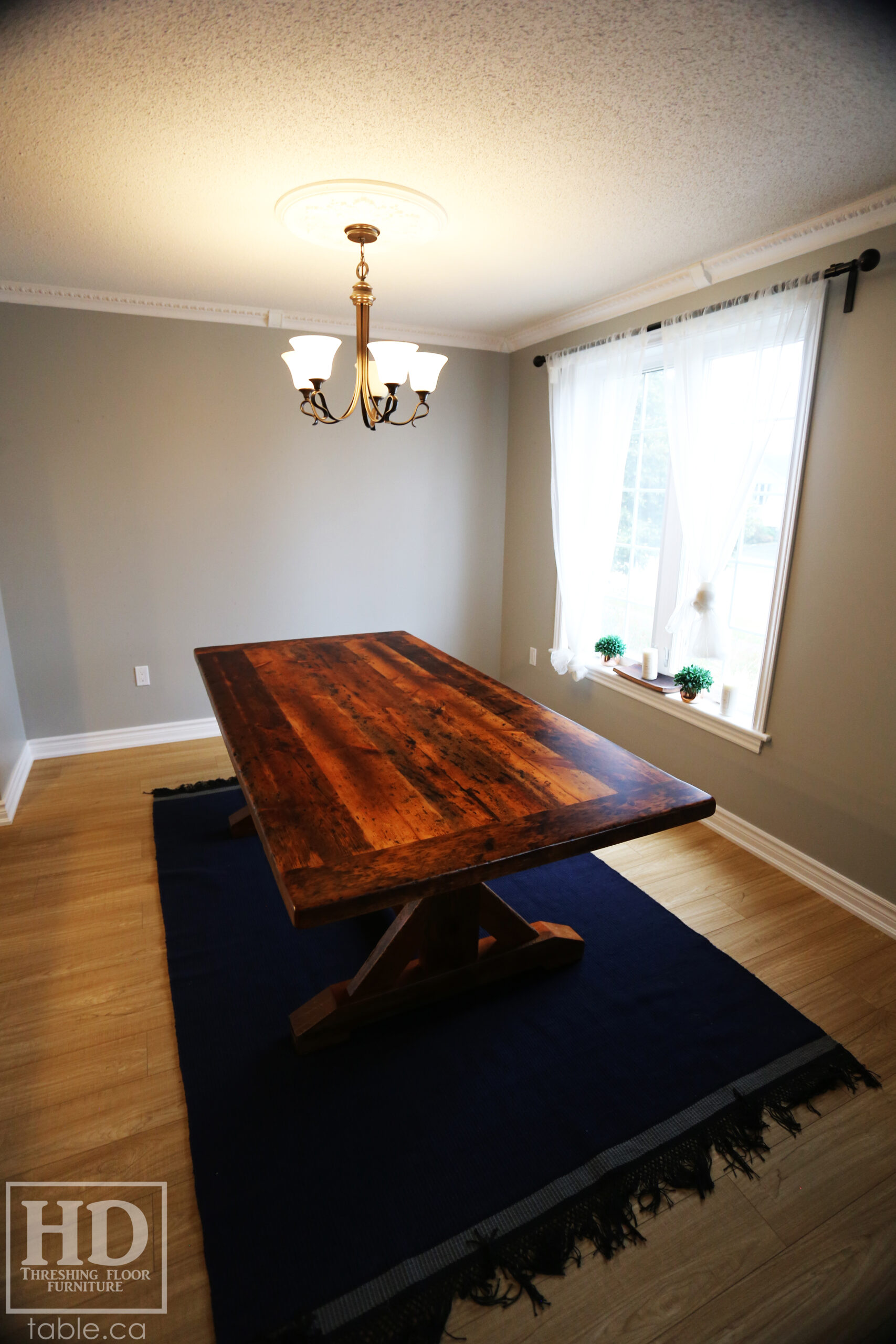 Ontario Made Reclaimed Wood Table by HD Threshing Floor Furniture / www.table.ca