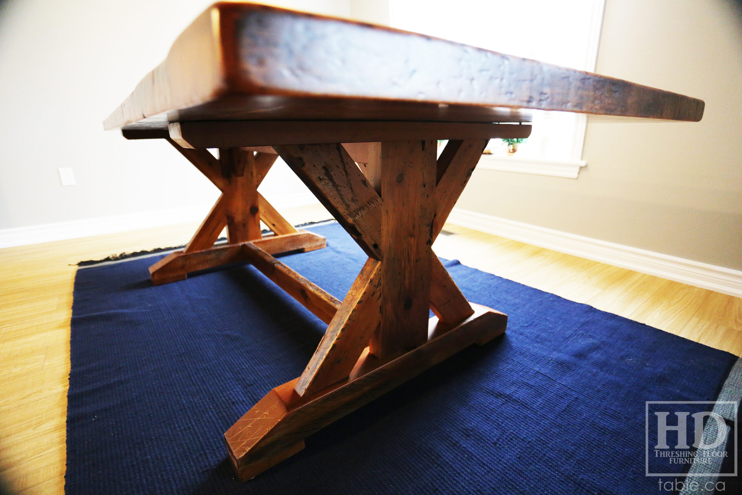 Ontario Made Reclaimed Wood Table by HD Threshing Floor Furniture / www.table.ca