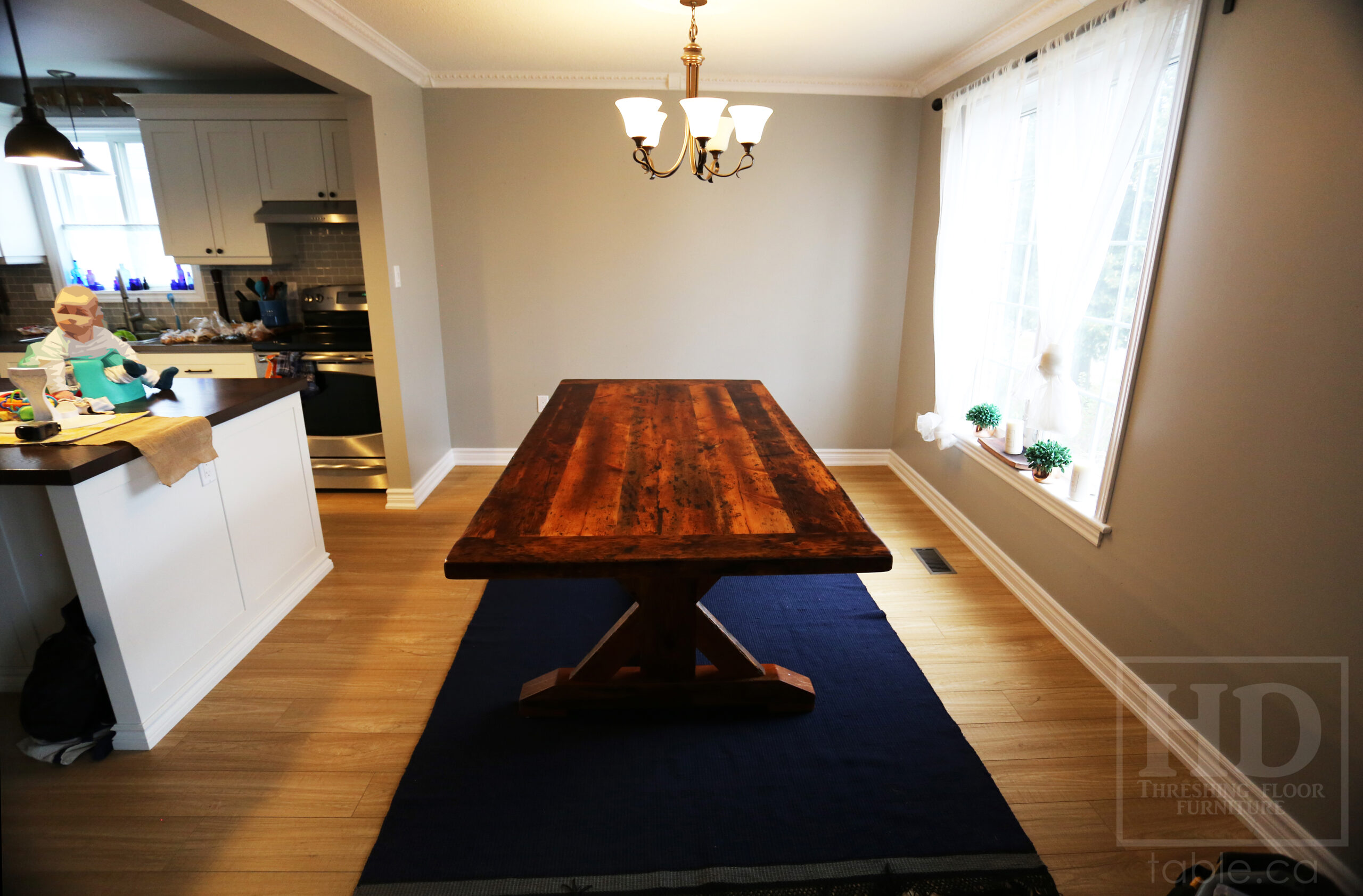 Ontario Made Reclaimed Wood Table by HD Threshing Floor Furniture / www.table.ca