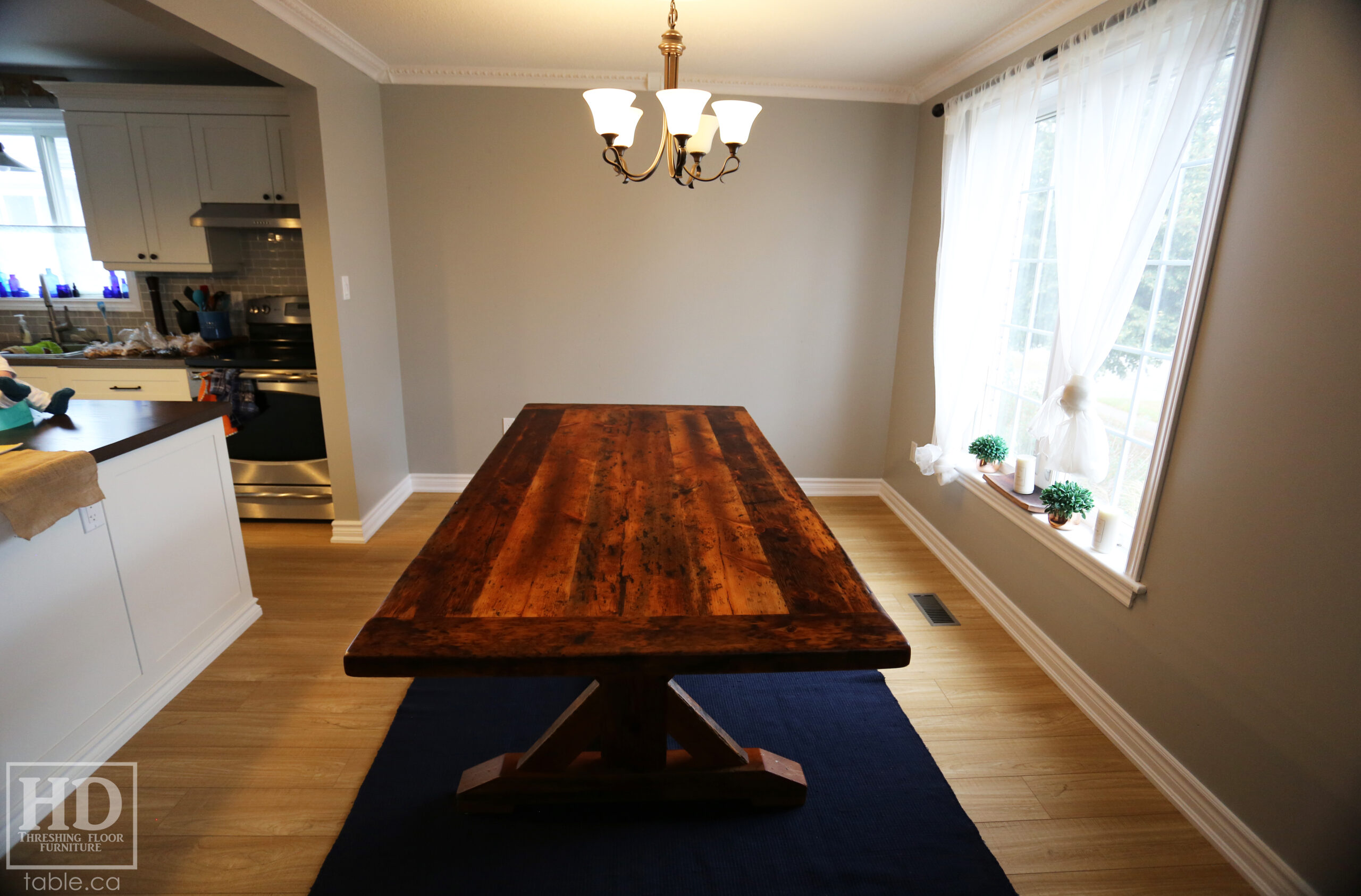 Ontario Made Reclaimed Wood Table by HD Threshing Floor Furniture / www.table.ca