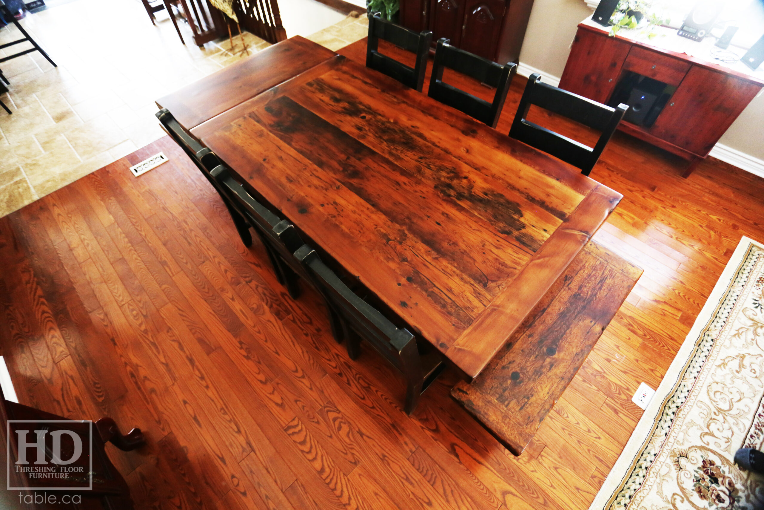 Ontario Made Reclaimed Wood Furniture by HD Threshing Floor Furniture / www.table.ca