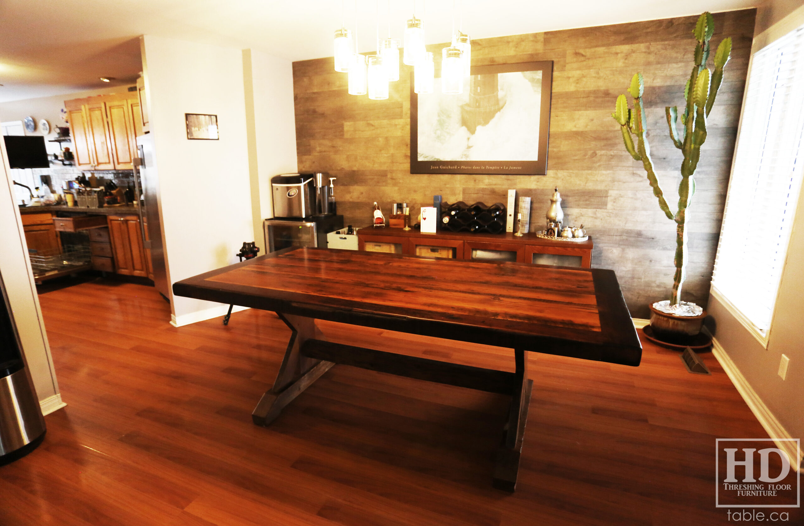 Reclaimed Wood Table by HD Threshing Floor Furniture / www.table.ca