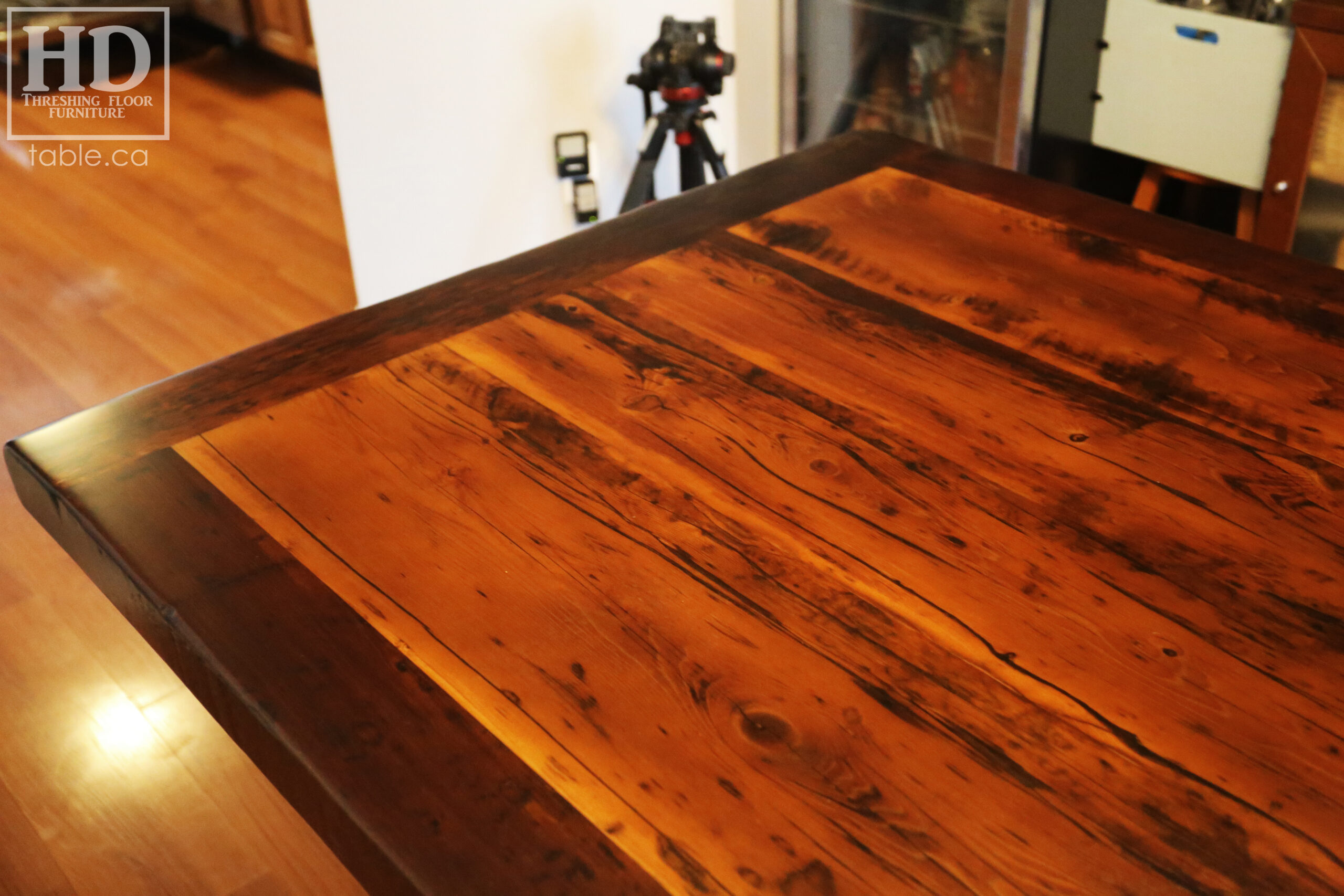 Reclaimed Wood Table by HD Threshing Floor Furniture / www.table.ca