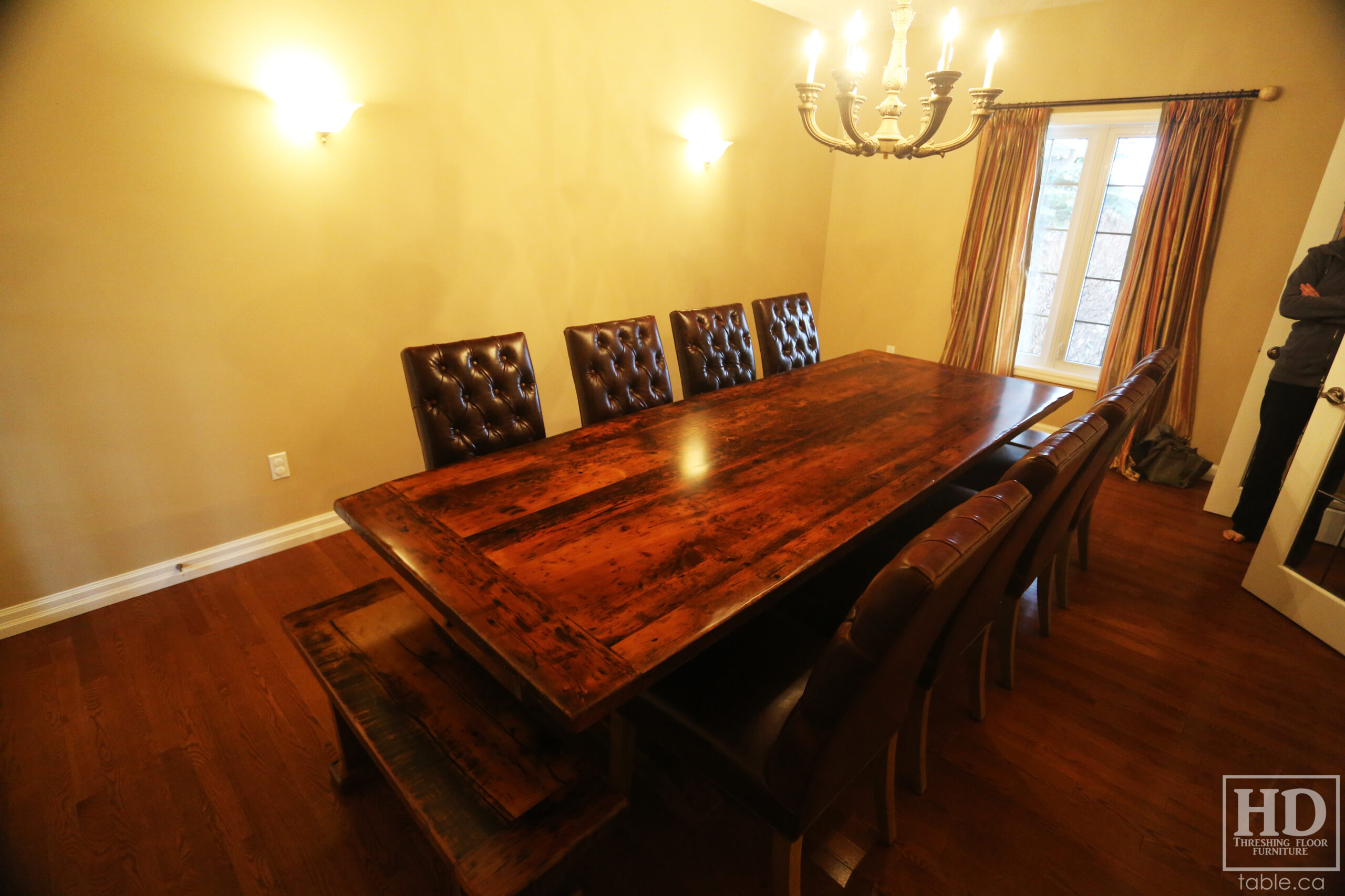 Reclaimed Wood Table by HD Threshing Floor Furniture / www.table.ca