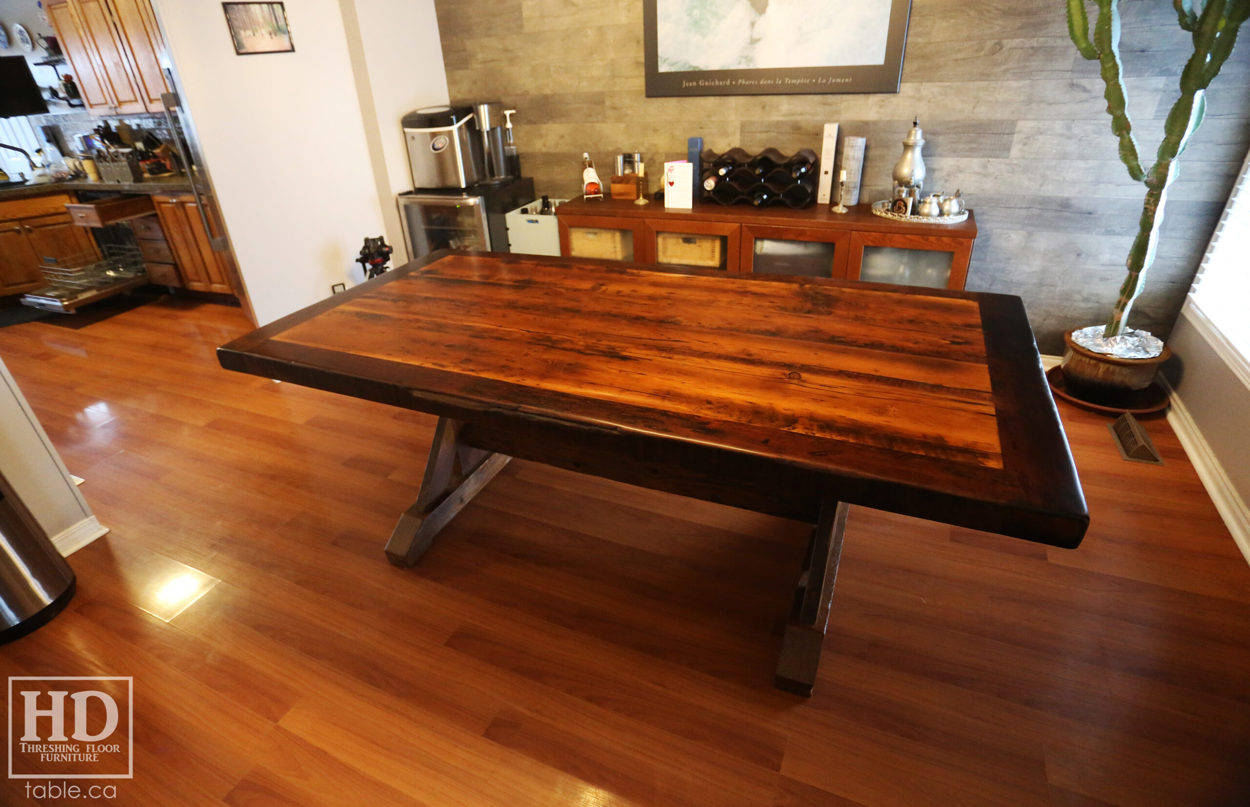 Reclaimed Wood Table by HD Threshing Floor Furniture / www.table.ca