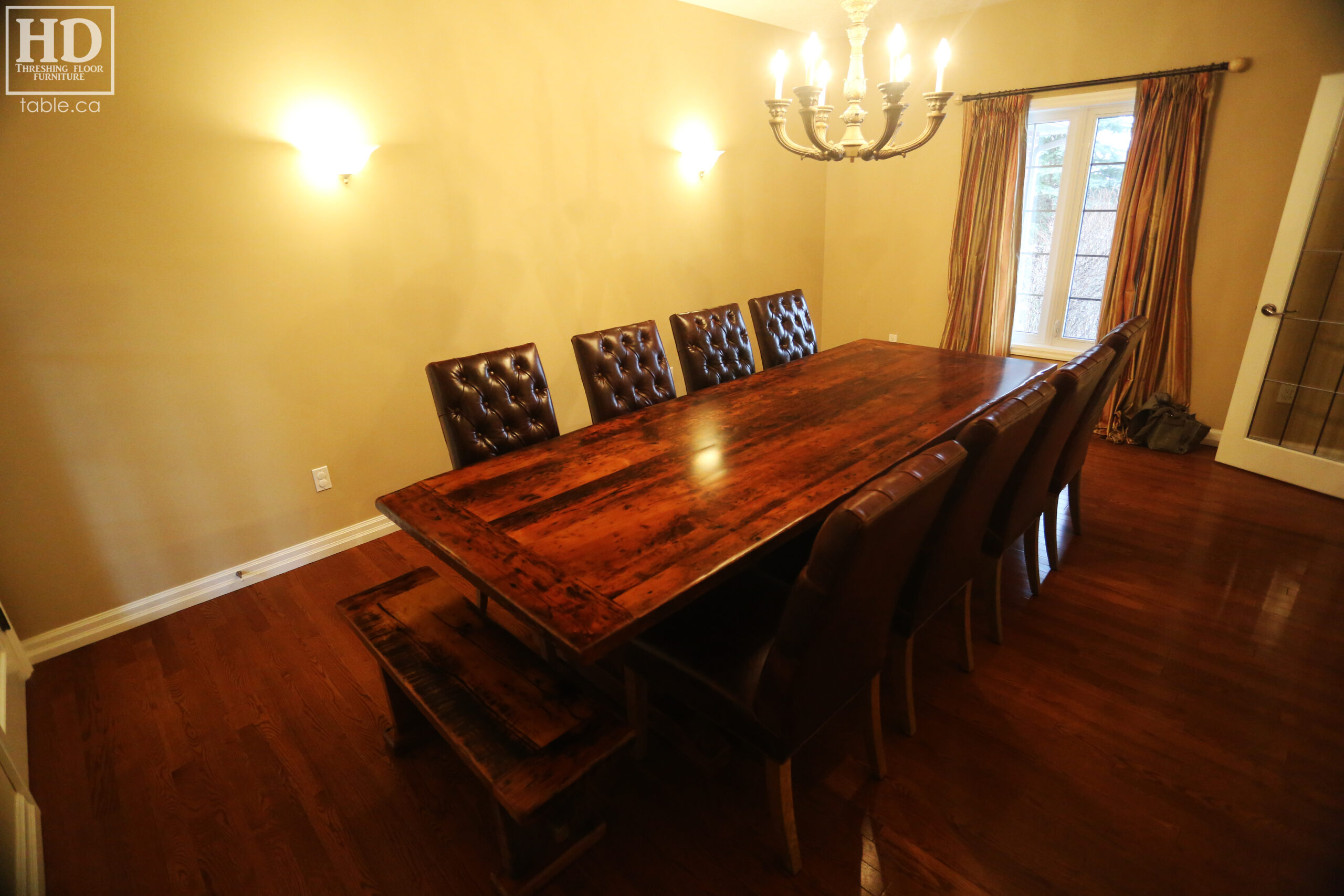 Reclaimed Wood Table by HD Threshing Floor Furniture / www.table.ca
