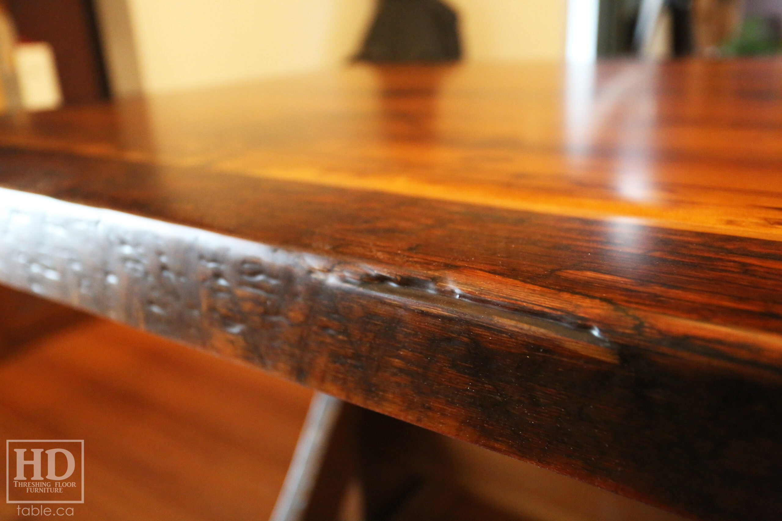 Reclaimed Wood Table by HD Threshing Floor Furniture / www.table.ca