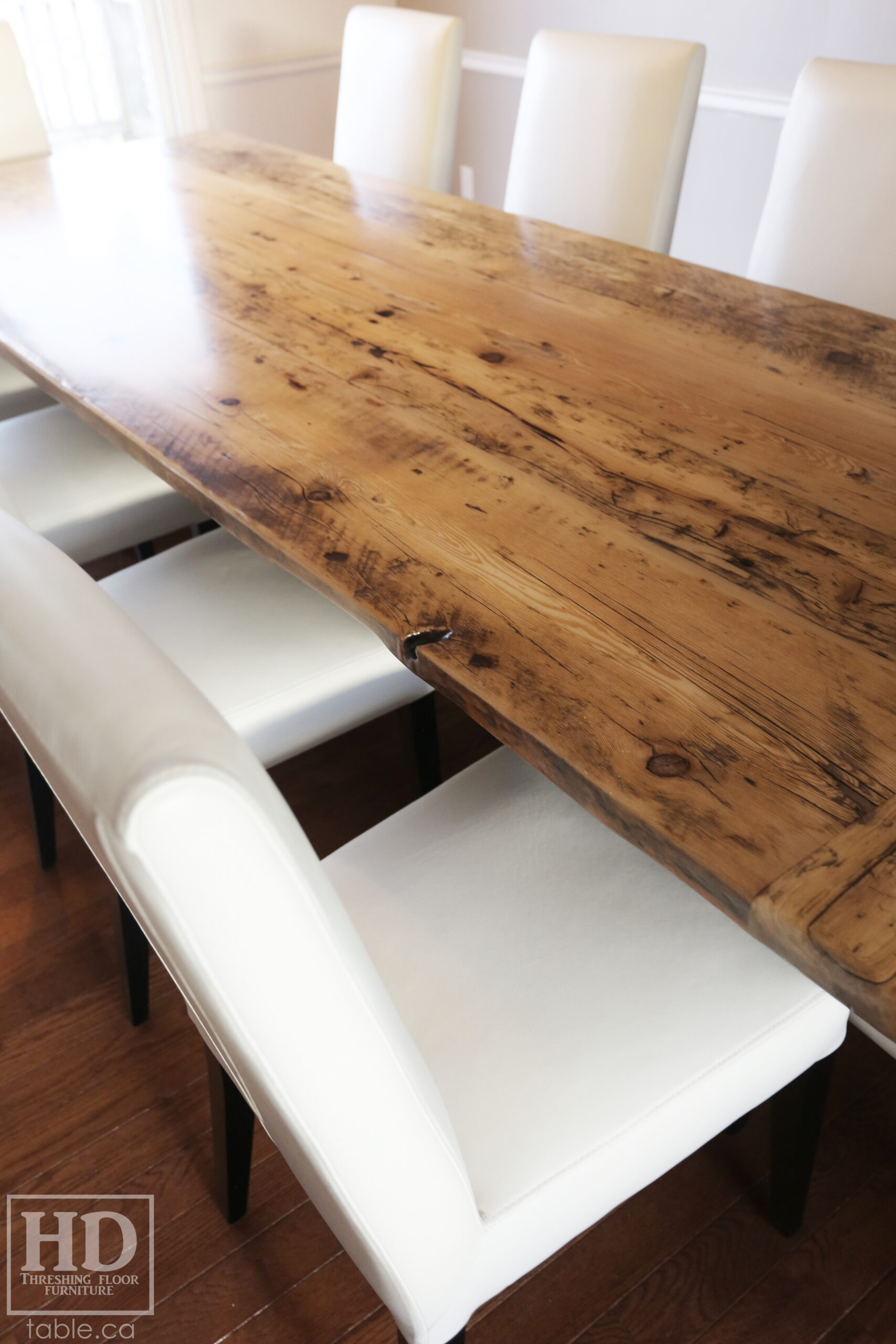 Ontario Pioneer Barnwood Table by HD Threshing Floor Furniture / www.table.ca