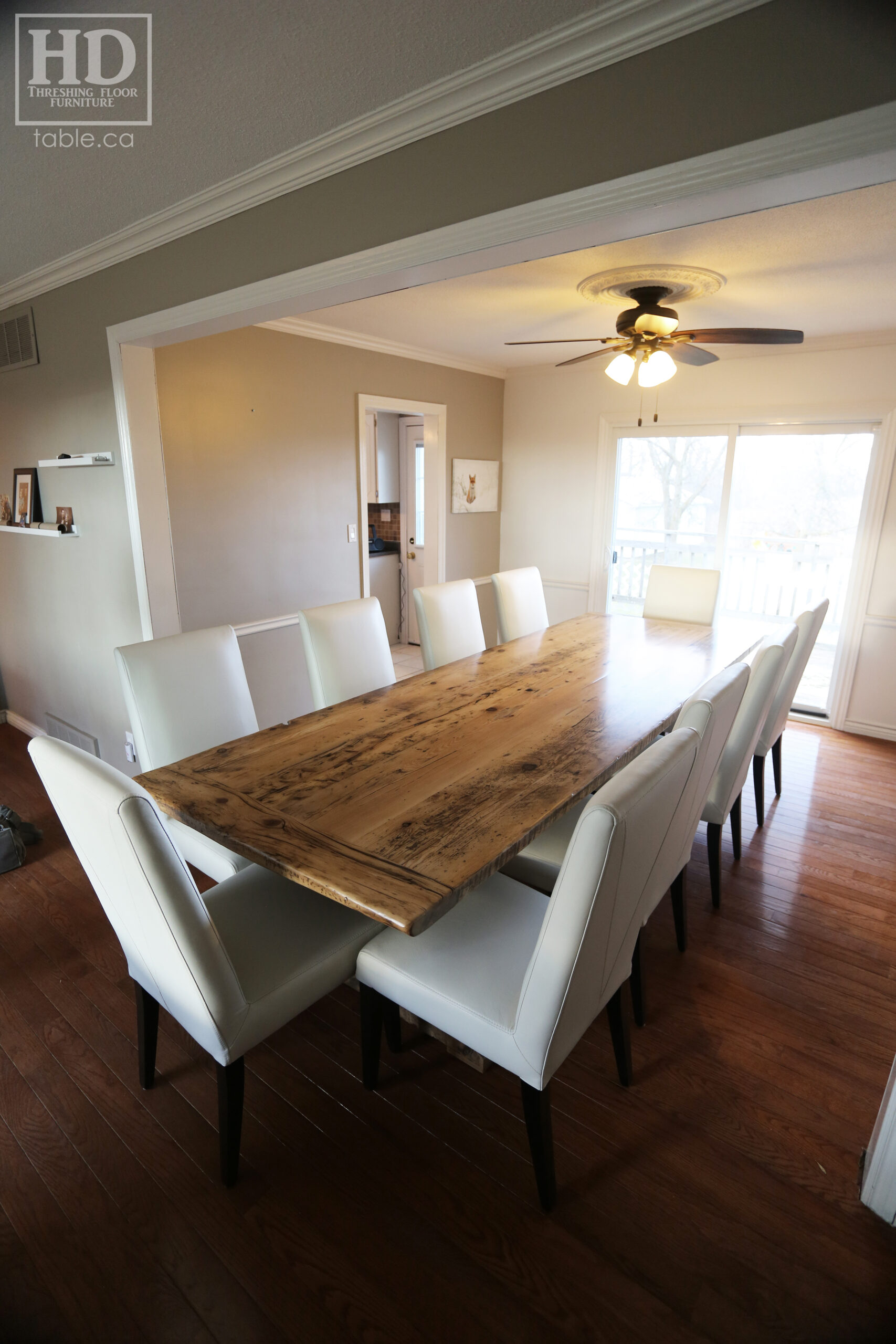 Ontario Pioneer Barnwood Table by HD Threshing Floor Furniture / www.table.ca