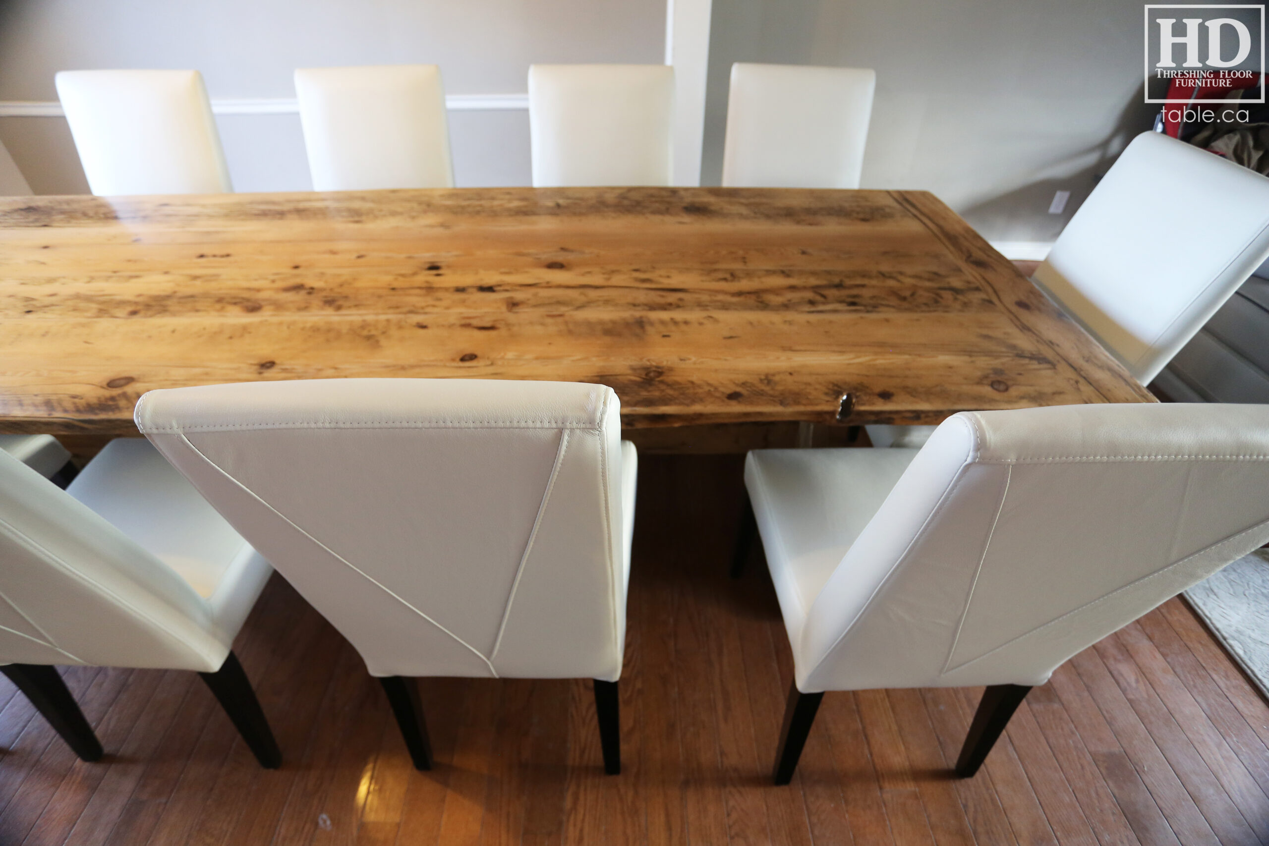 Ontario Pioneer Barnwood Table by HD Threshing Floor Furniture / www.table.ca