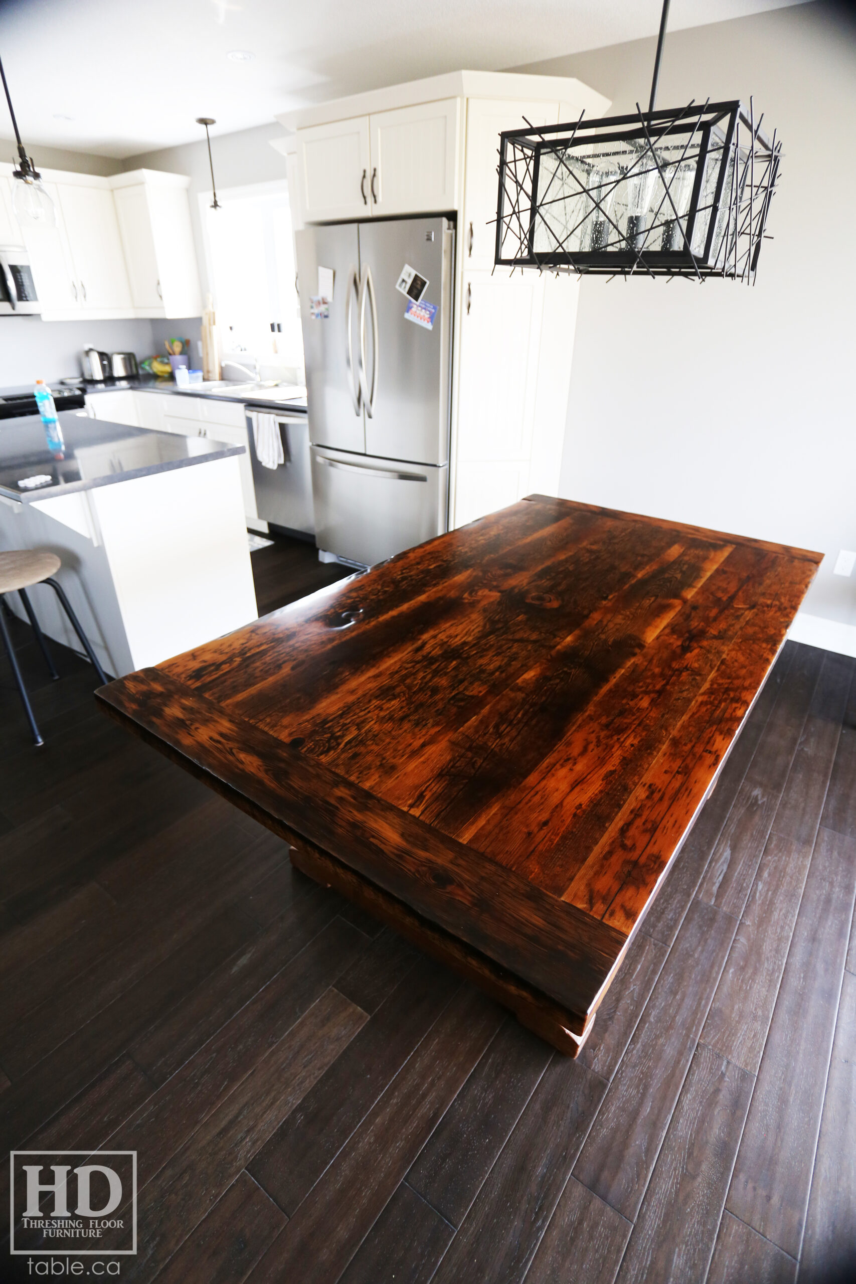 Reclaimed Hemlock Barnwood Table by HD Threshing Floor Furniture / www.table.ca